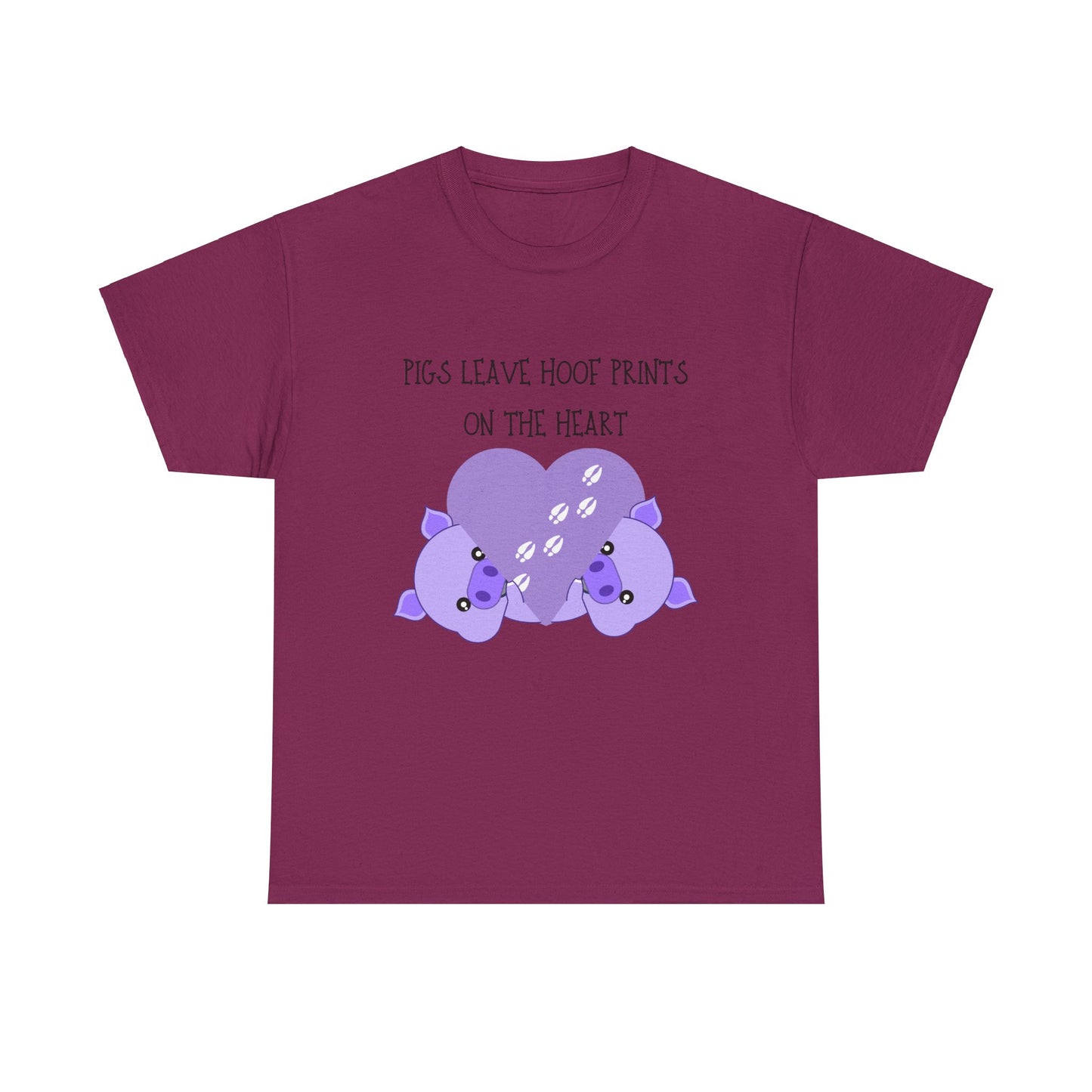 Pigs leave Unisex Heavy Cotton Tee