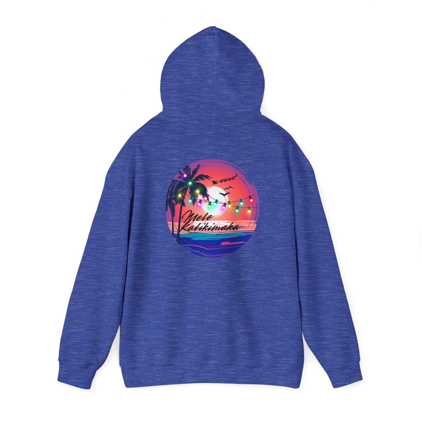 Mele Kalikimaka Unisex Heavy Blend™ Hooded Sweatshirt