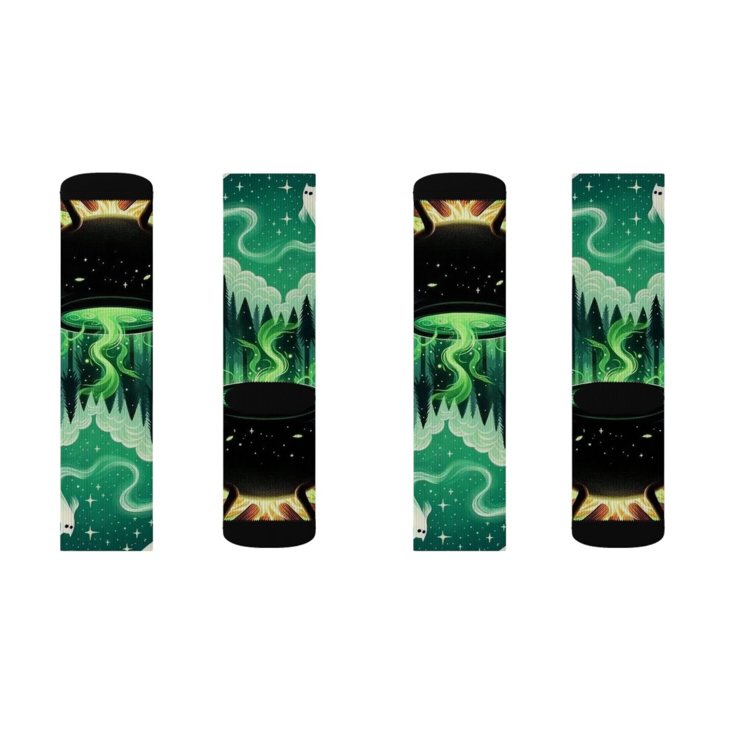 Spirited Cats Sublimation Socks