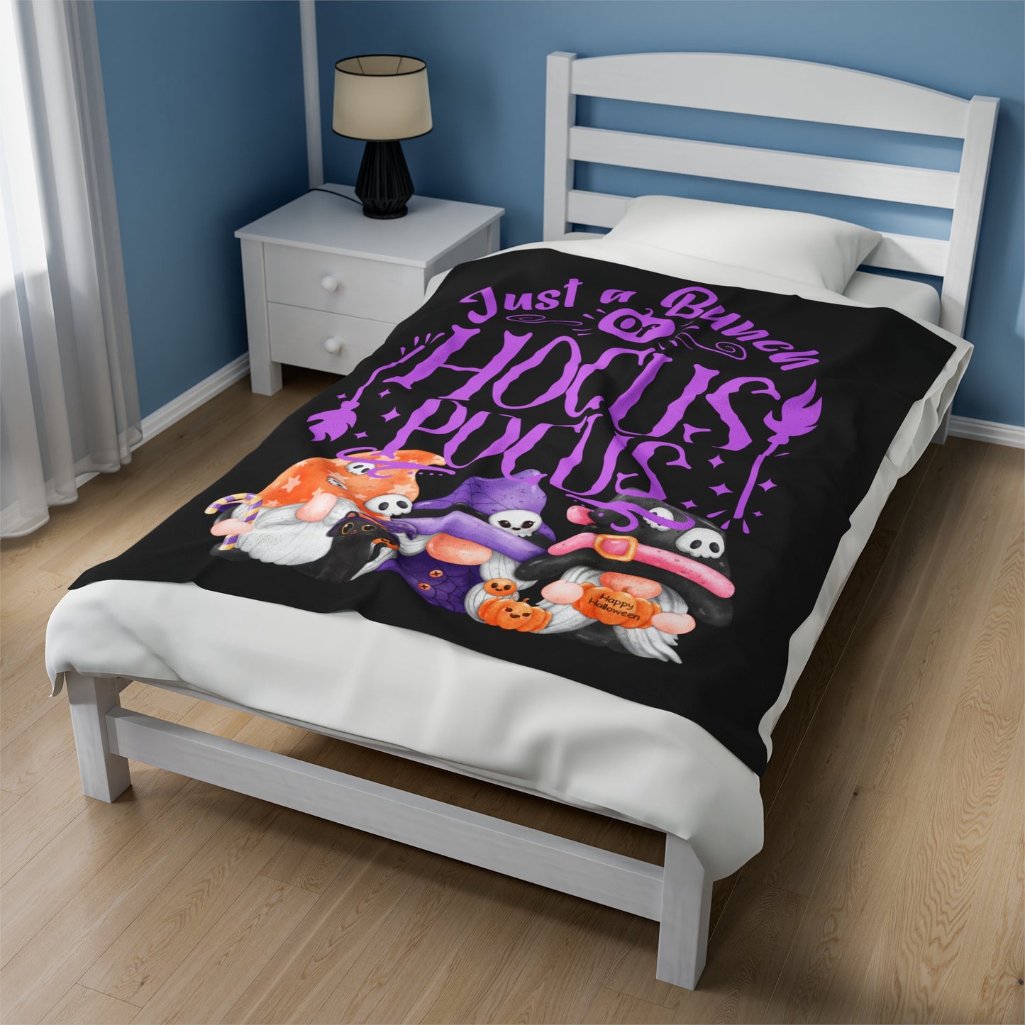 Hocus Pocus Velveteen Plush Blanket