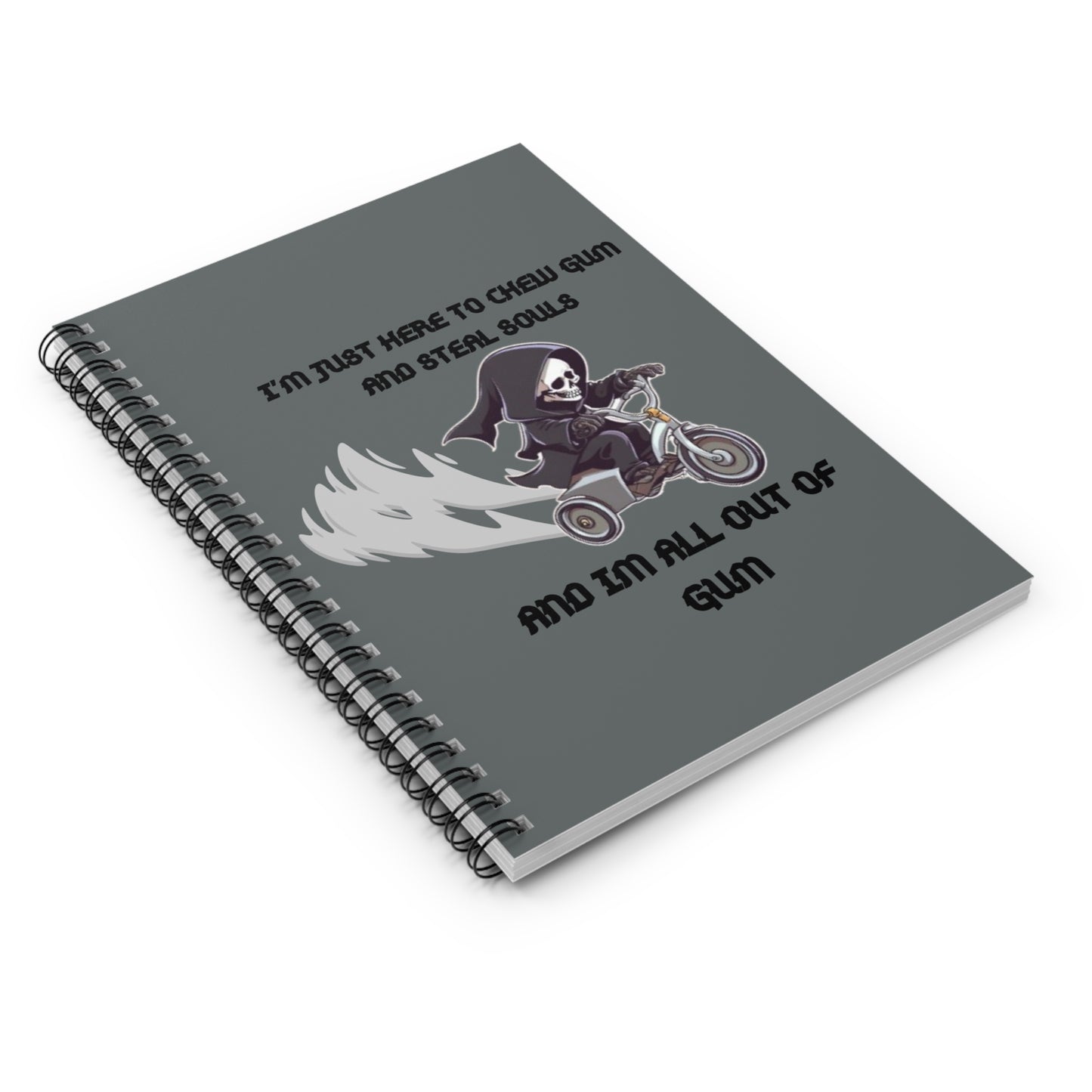 Steal Souls Spiral Notebook - Ruled Line