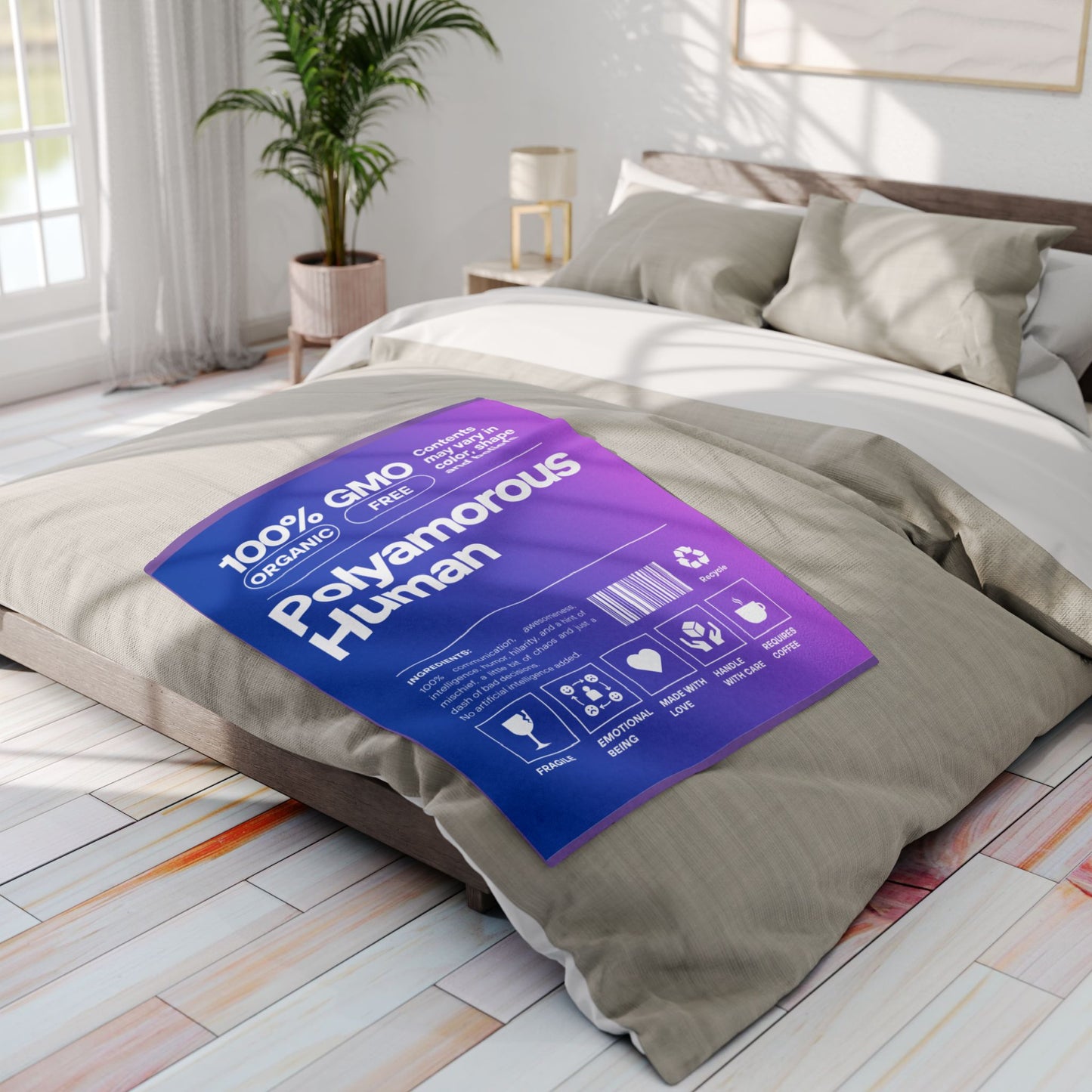 Polyamorous Arctic Fleece Blanket