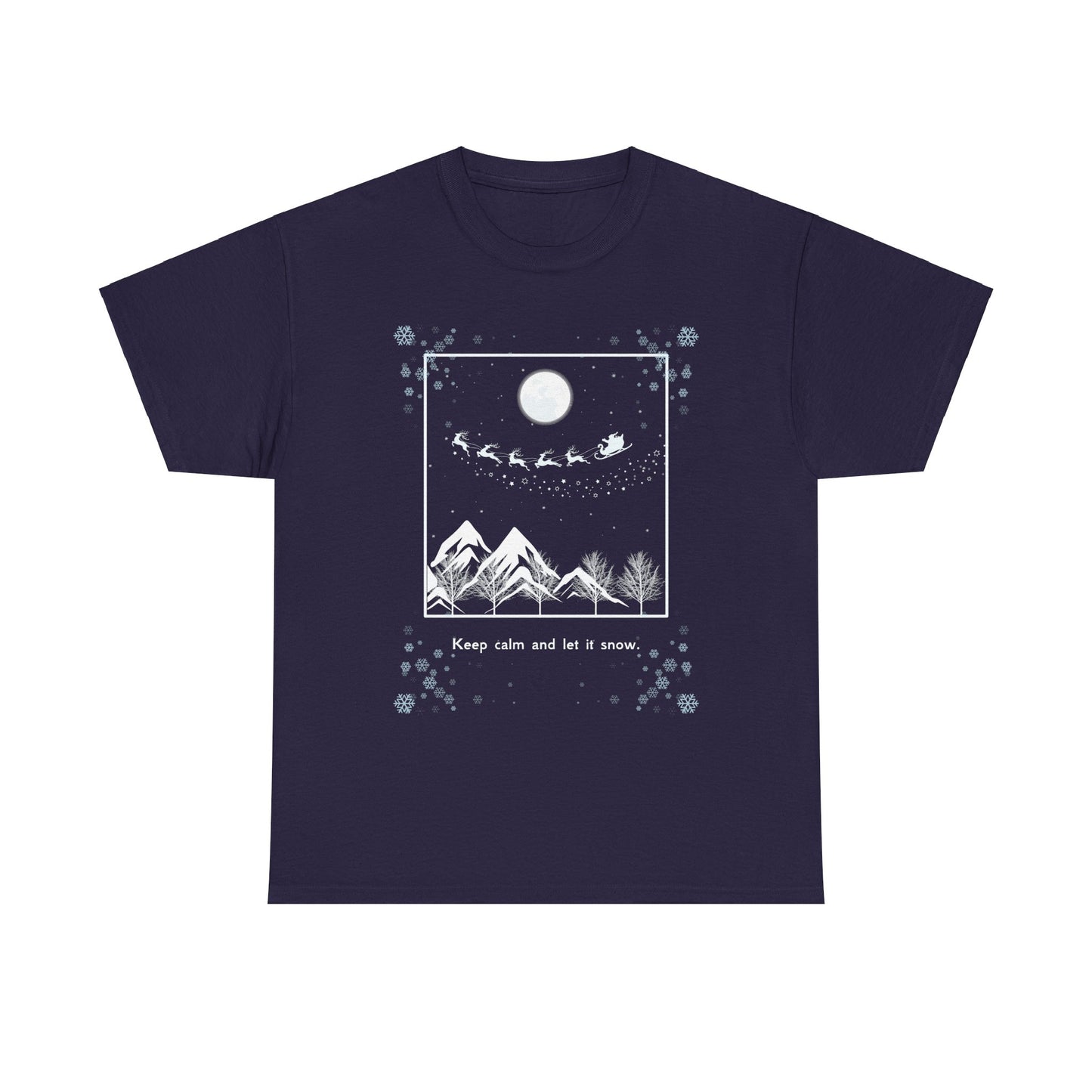 Let it Snow Unisex Heavy Cotton Tee
