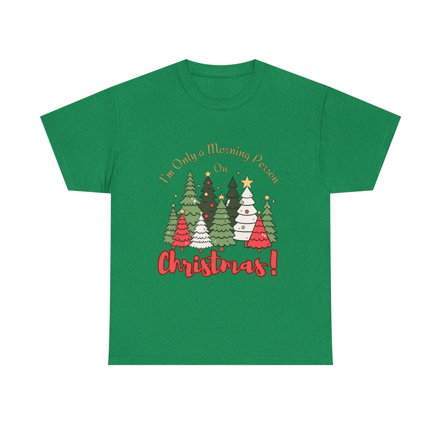 Morning Person Unisex Heavy Cotton Tee