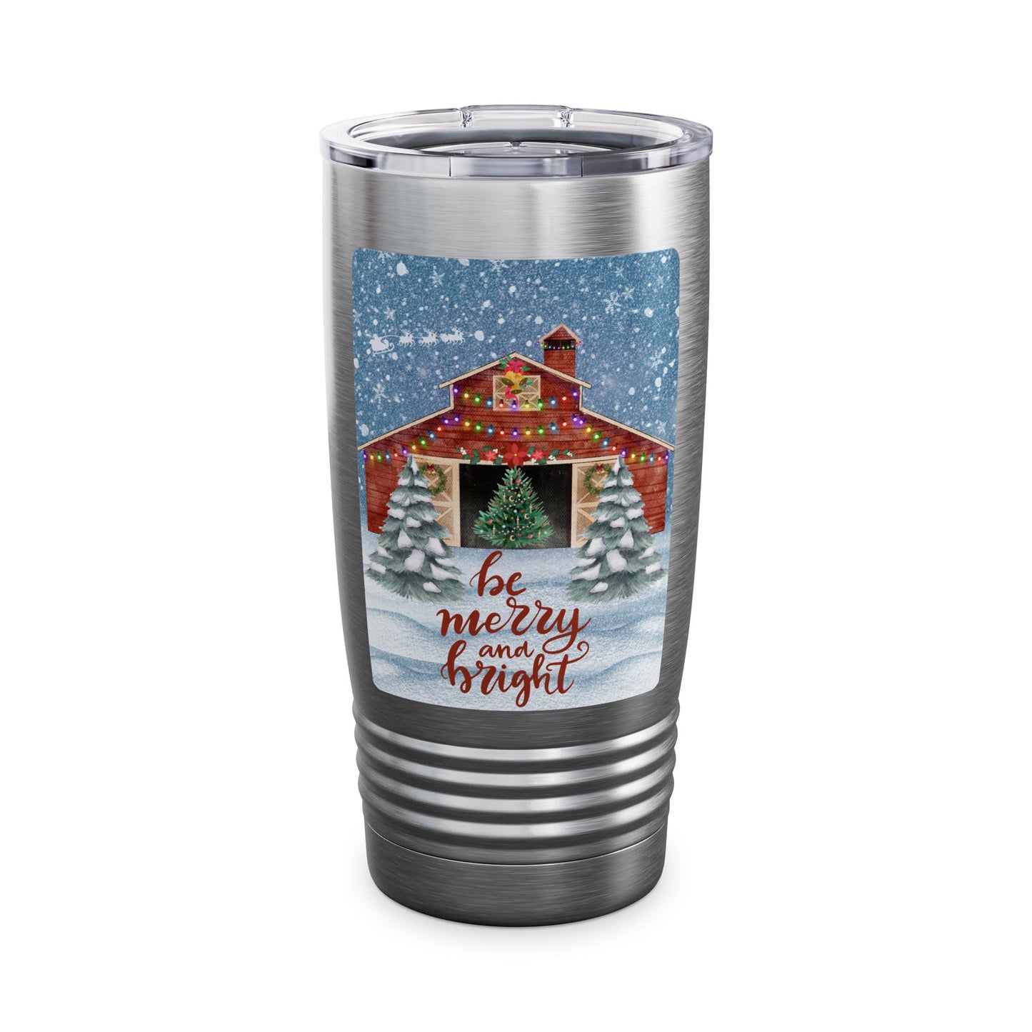 Be Merry Ringneck Tumbler, 20oz