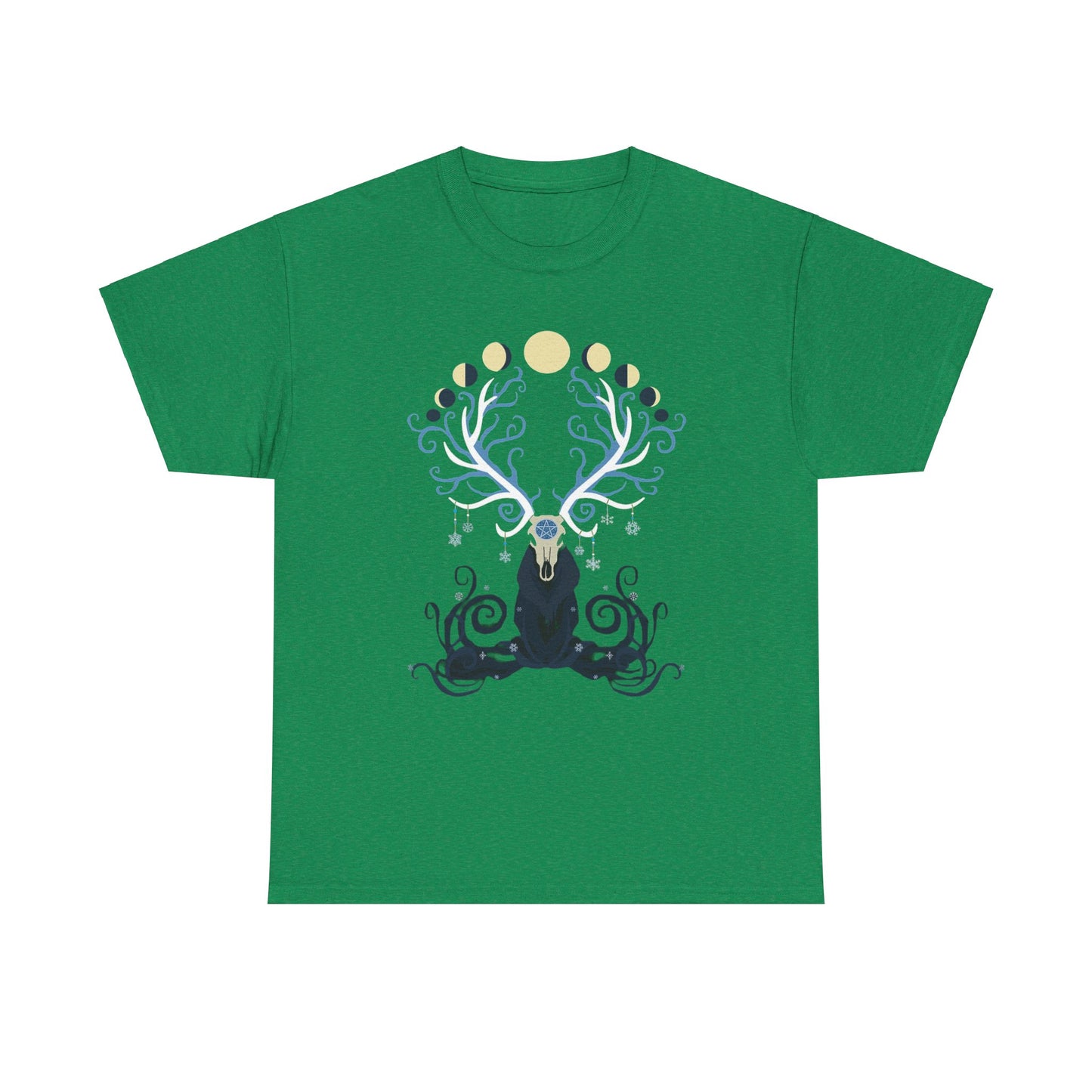 Deer Moon Unisex Heavy Cotton Tee