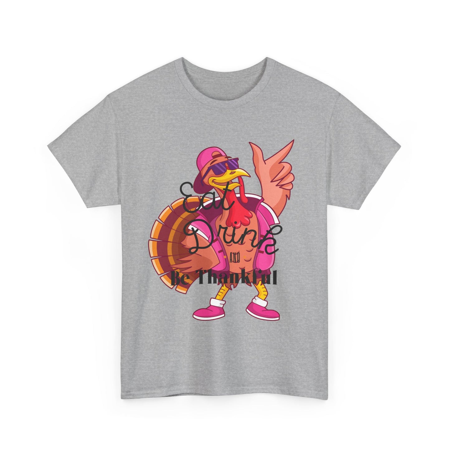 Eat Drink Unisex Heavy Cotton Tee