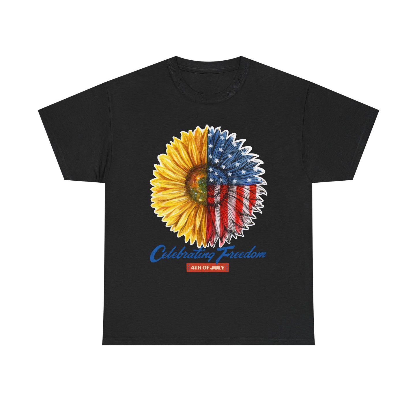 Sunflower American Flag