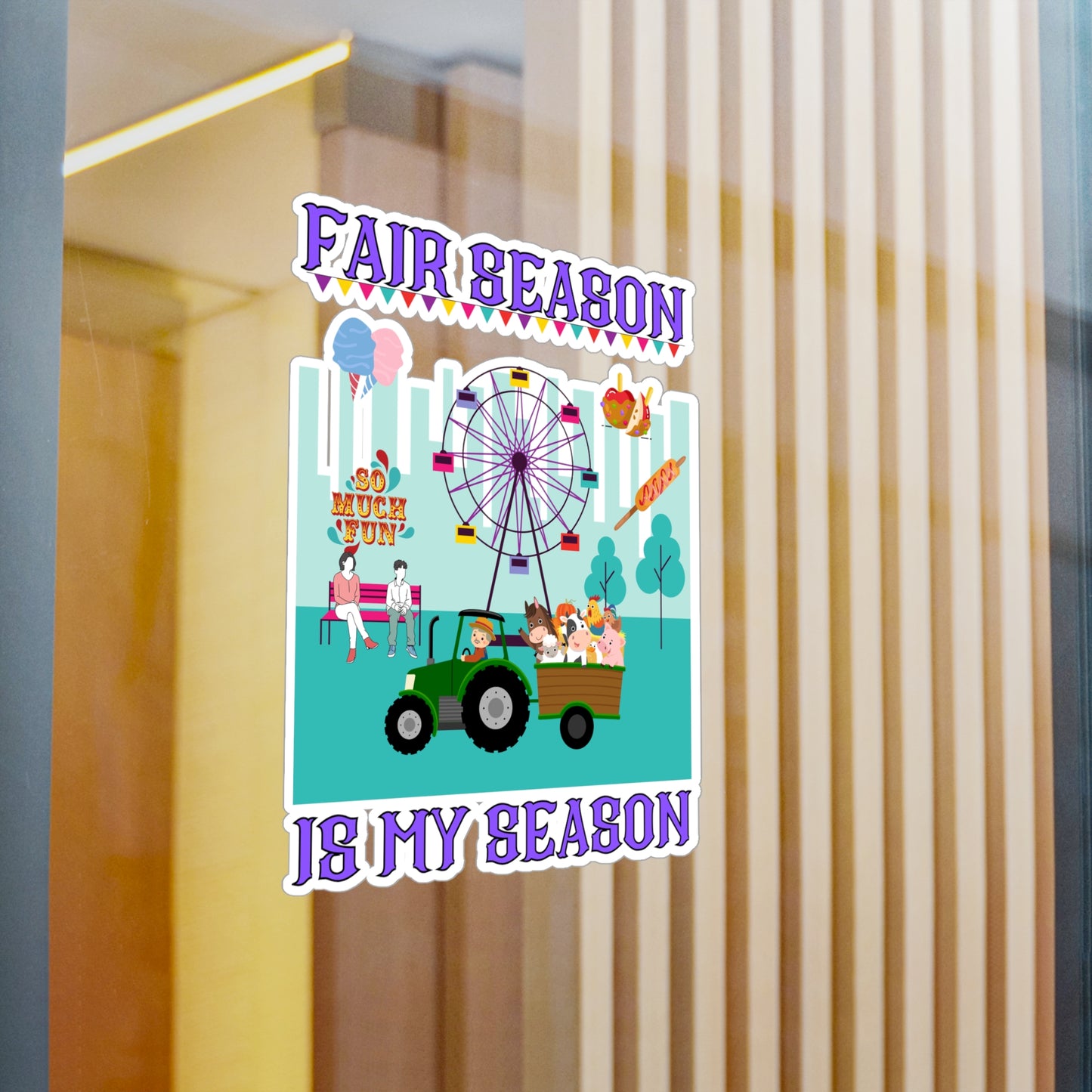 Fair Season Kiss-Cut Vinyl Decals