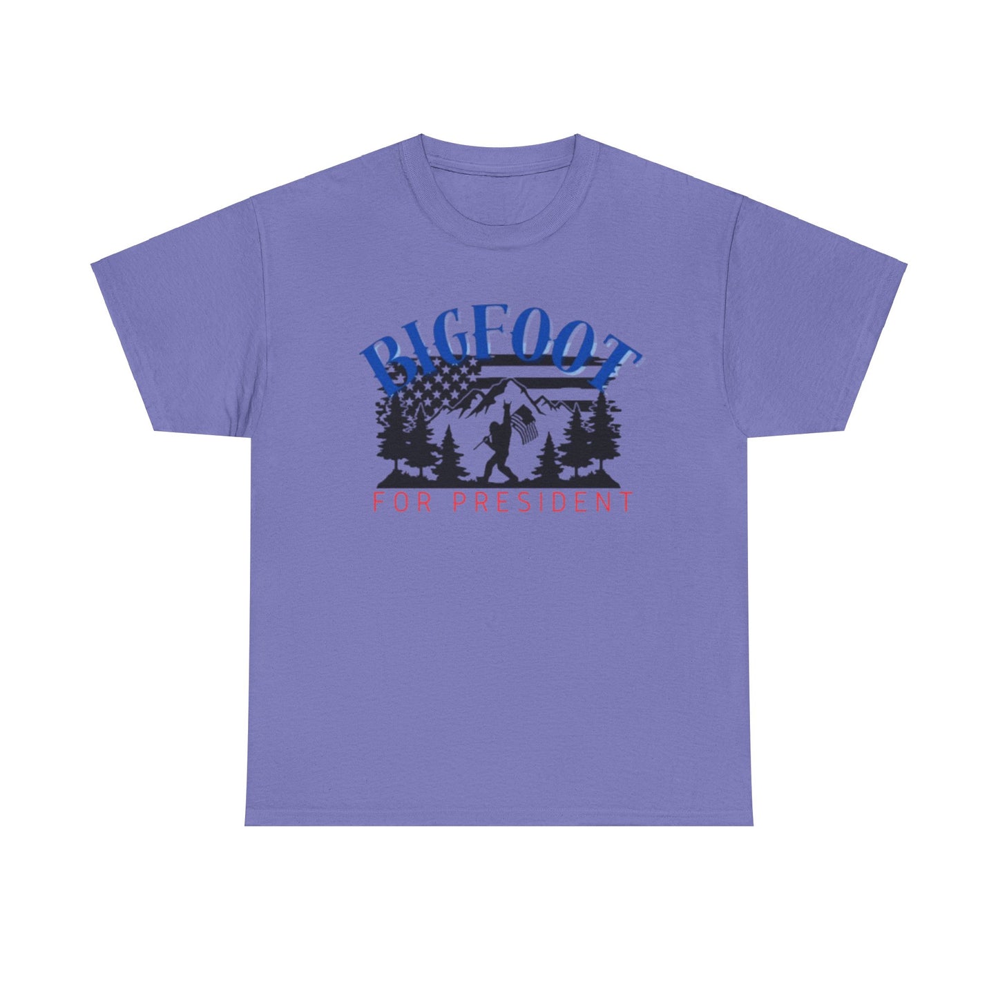 Bigfoot for President Unisex Heavy Cotton Tee