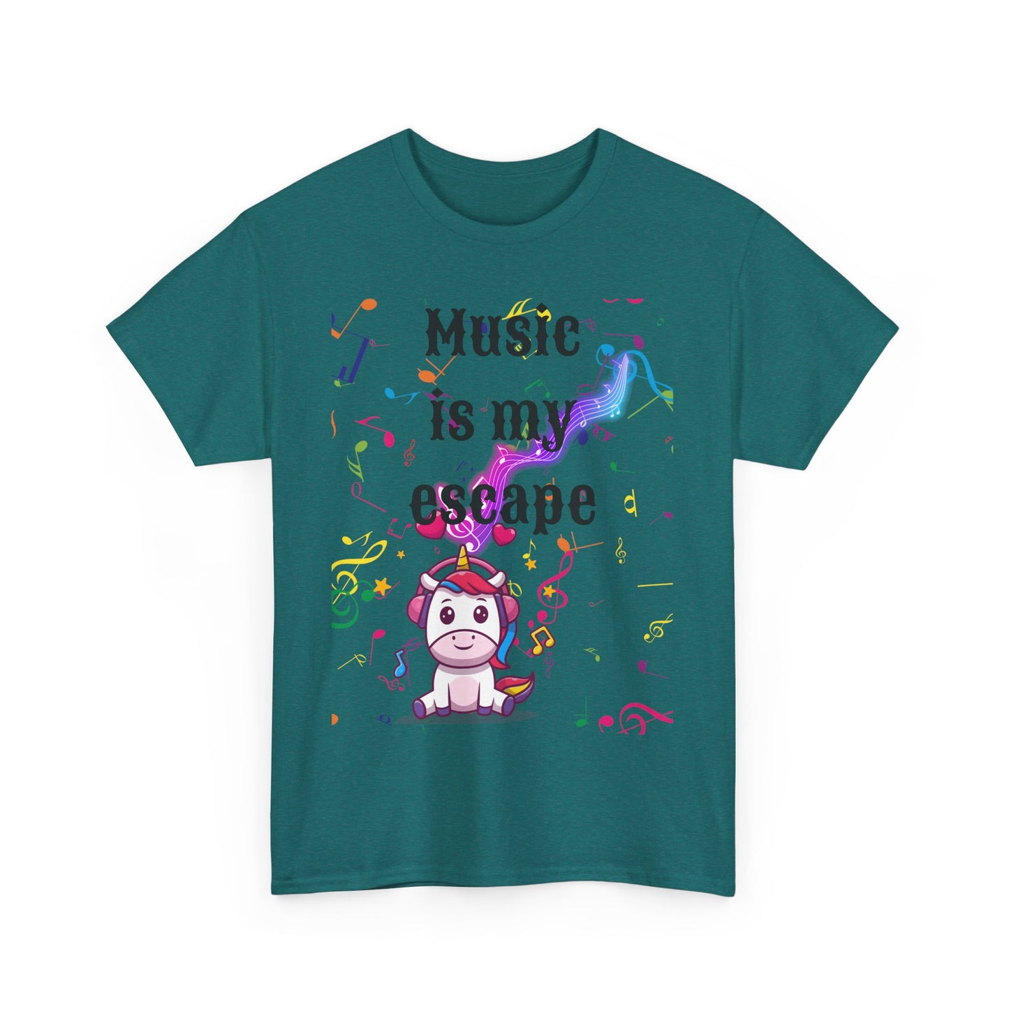 Music is Unisex Heavy Cotton Tee