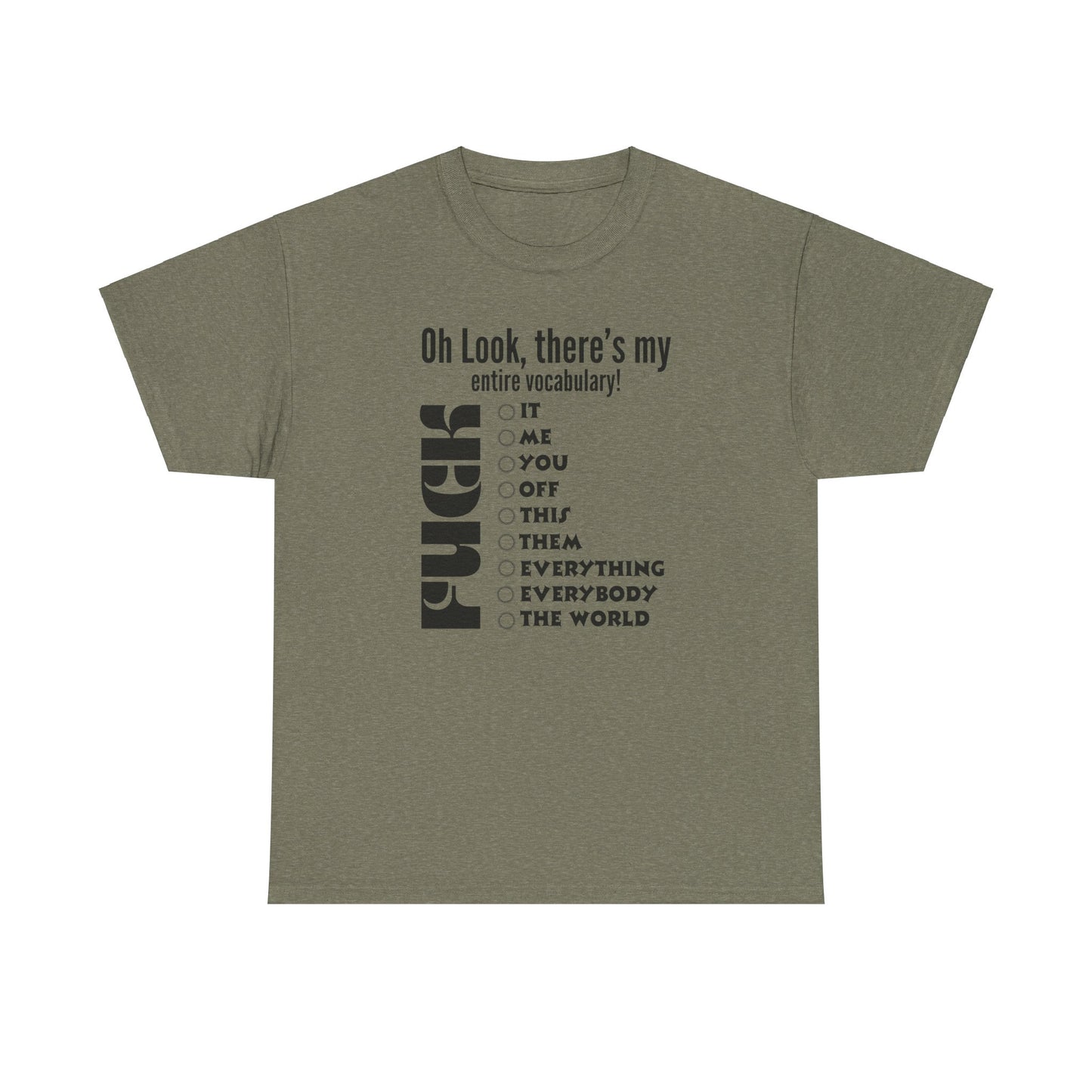 Vocabulary Unisex Heavy Cotton Tee