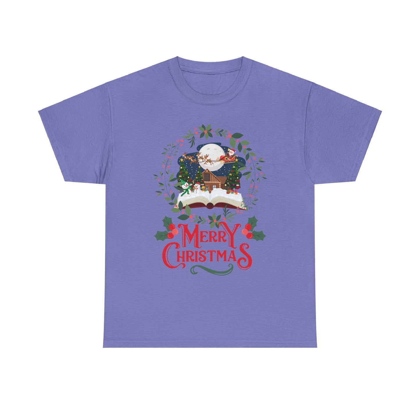 Merry Christmas Unisex Heavy Cotton Tee