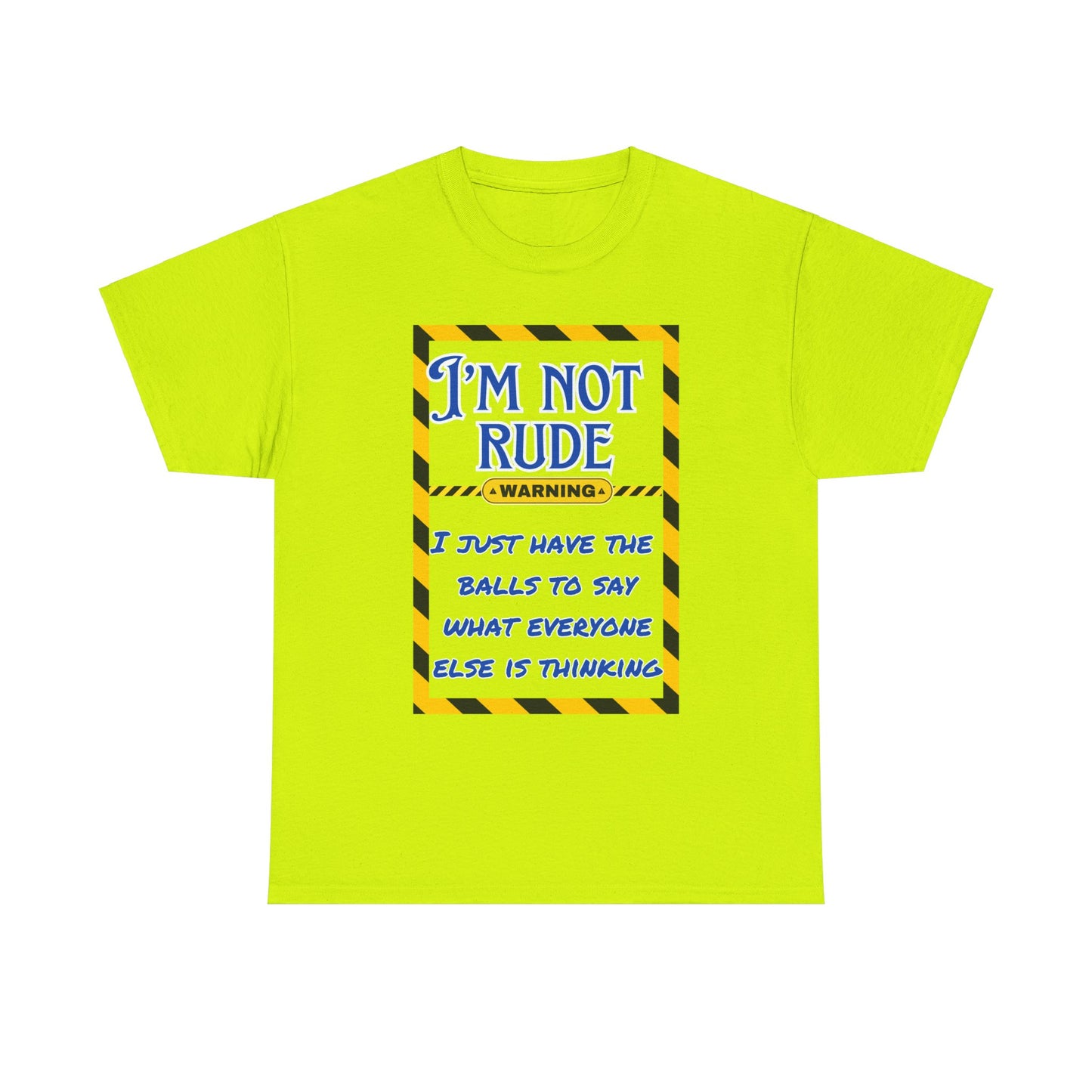 Not Rude Unisex Heavy Cotton Tee