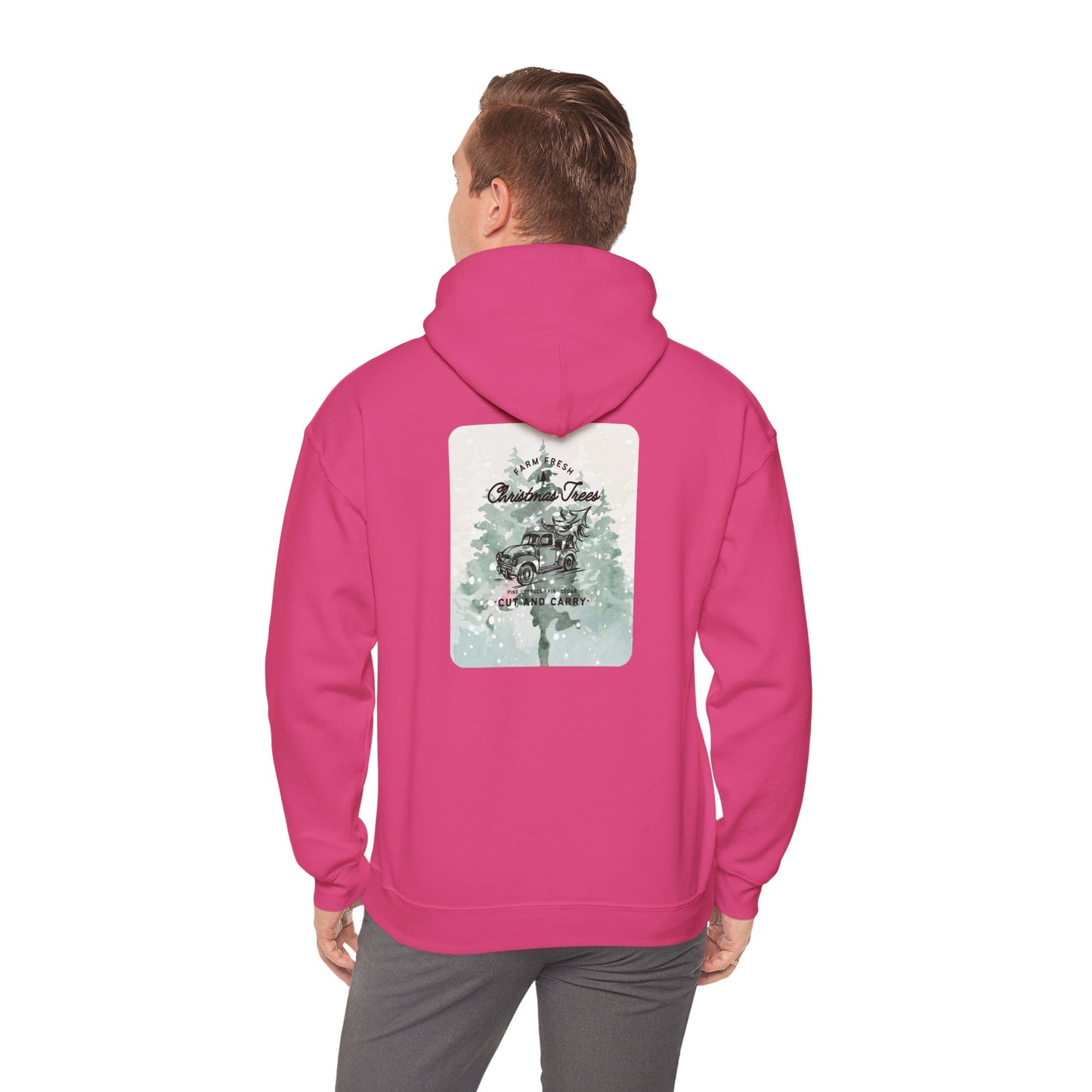 Christmas Trees Unisex Heavy Blend™ Hooded Sweatshirt