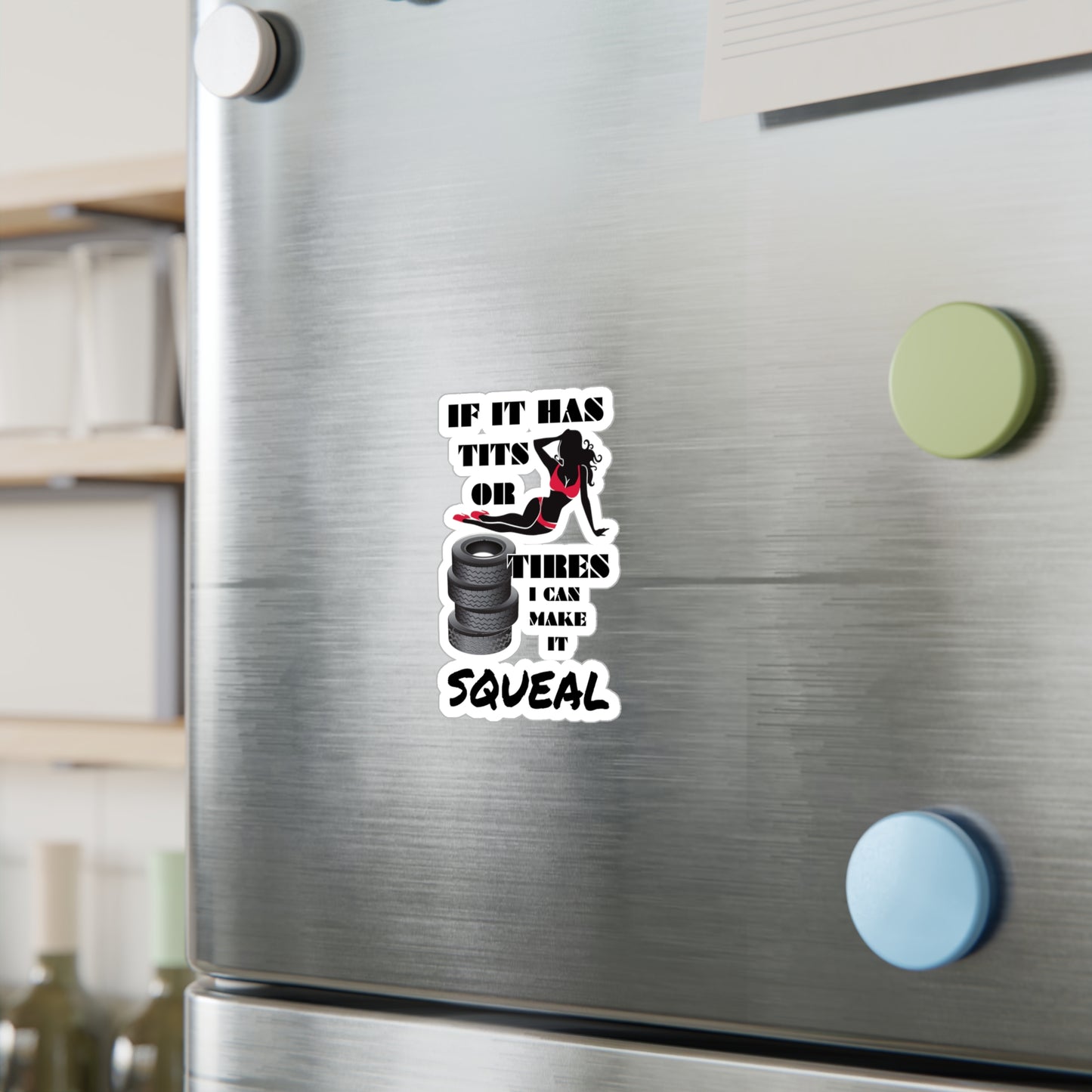 Squeal Kiss-Cut Vinyl Decals