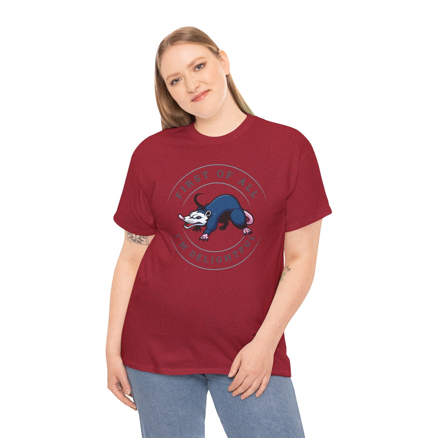First of all Unisex Heavy Cotton Tee