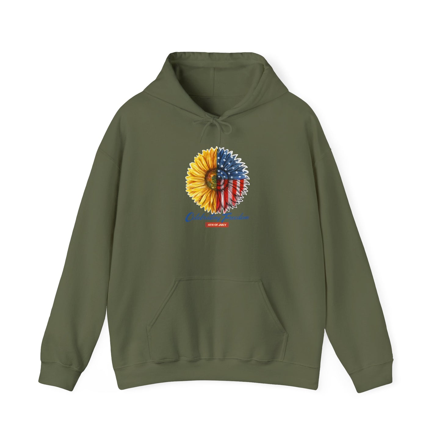 Sunflower American Flag Apparel