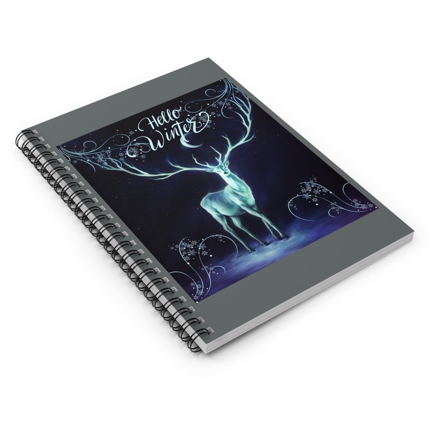 Hello Winter Spiral Notebook - Ruled Line