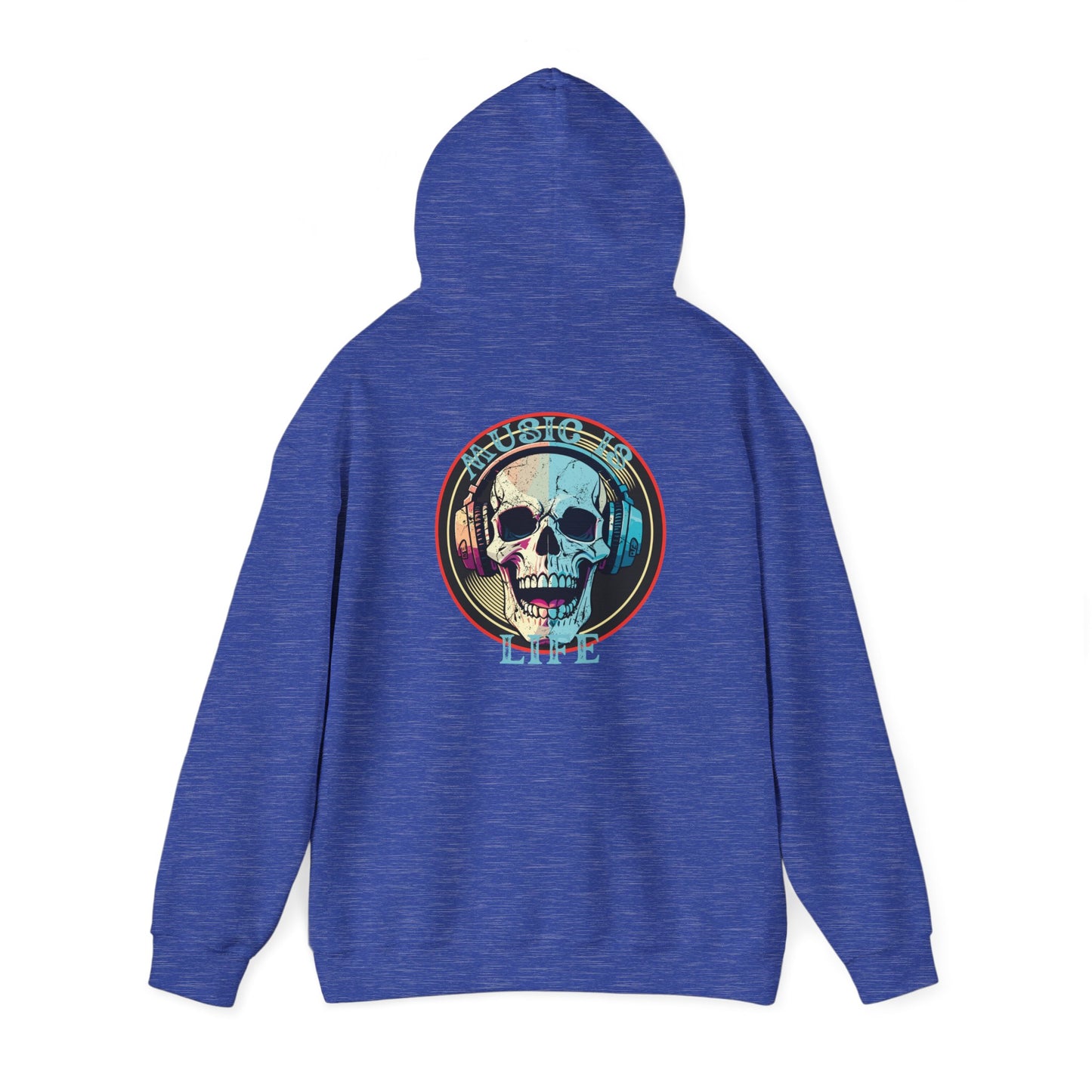 Music is Life Unisex Heavy Blend™ Hooded Sweatshirt