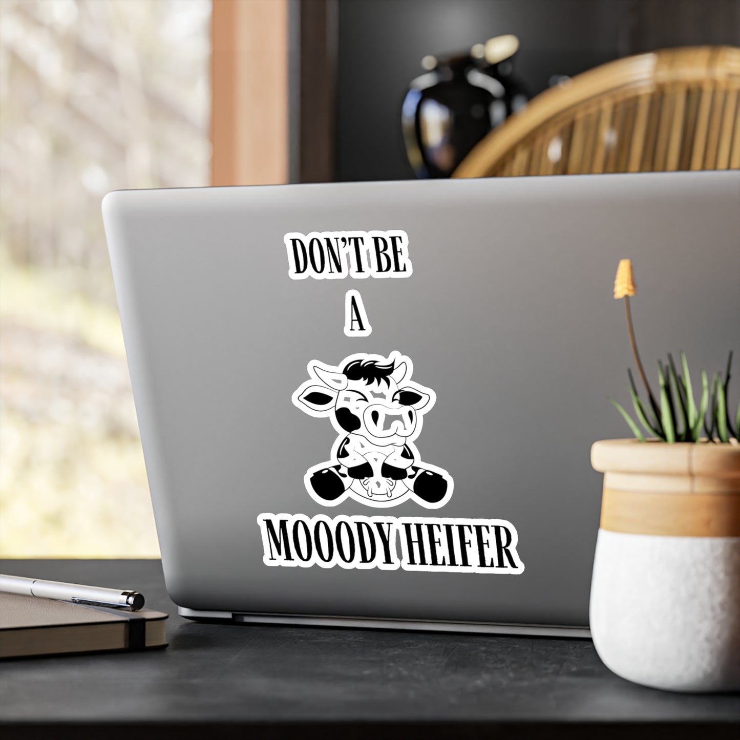 Mooody Kiss-Cut Vinyl Decals