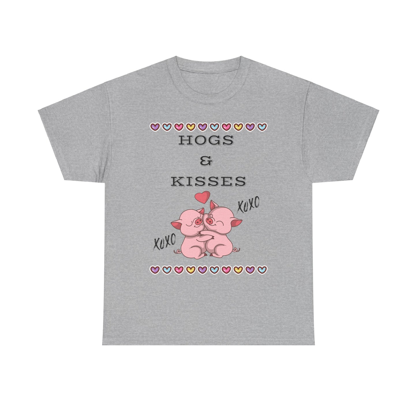 Hogs & Kisses Unisex Heavy Cotton Tee