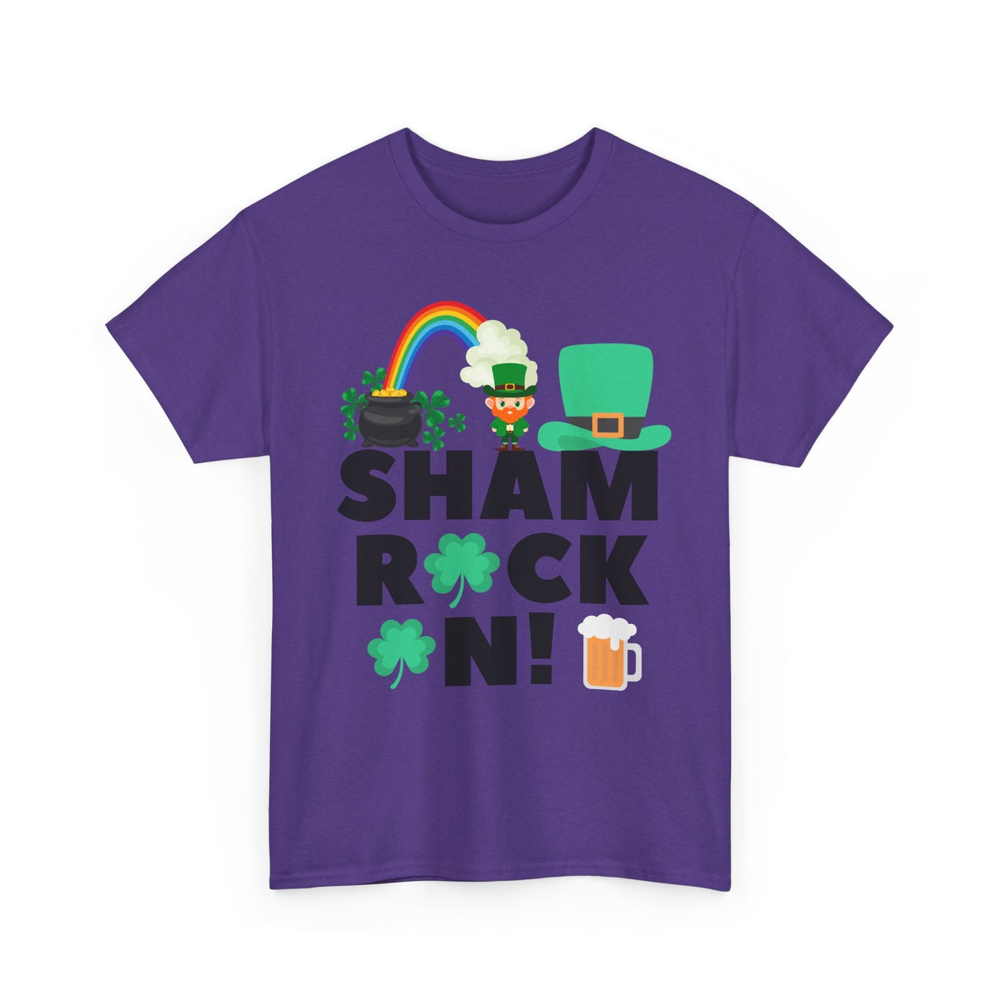 Shamrock On Unisex Heavy Cotton Tee