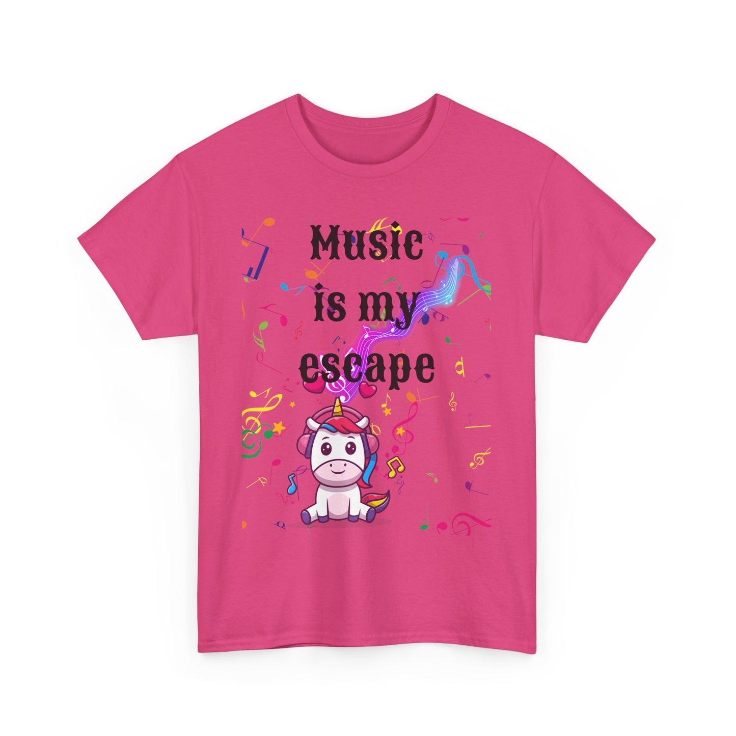 Music is Unisex Heavy Cotton Tee