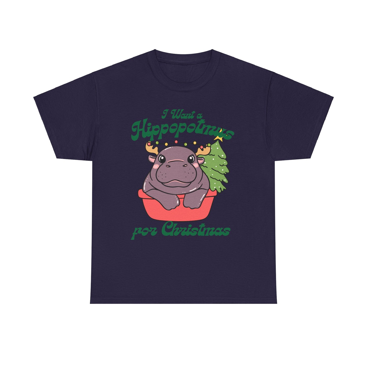 Hippo Unisex Heavy Cotton Tee