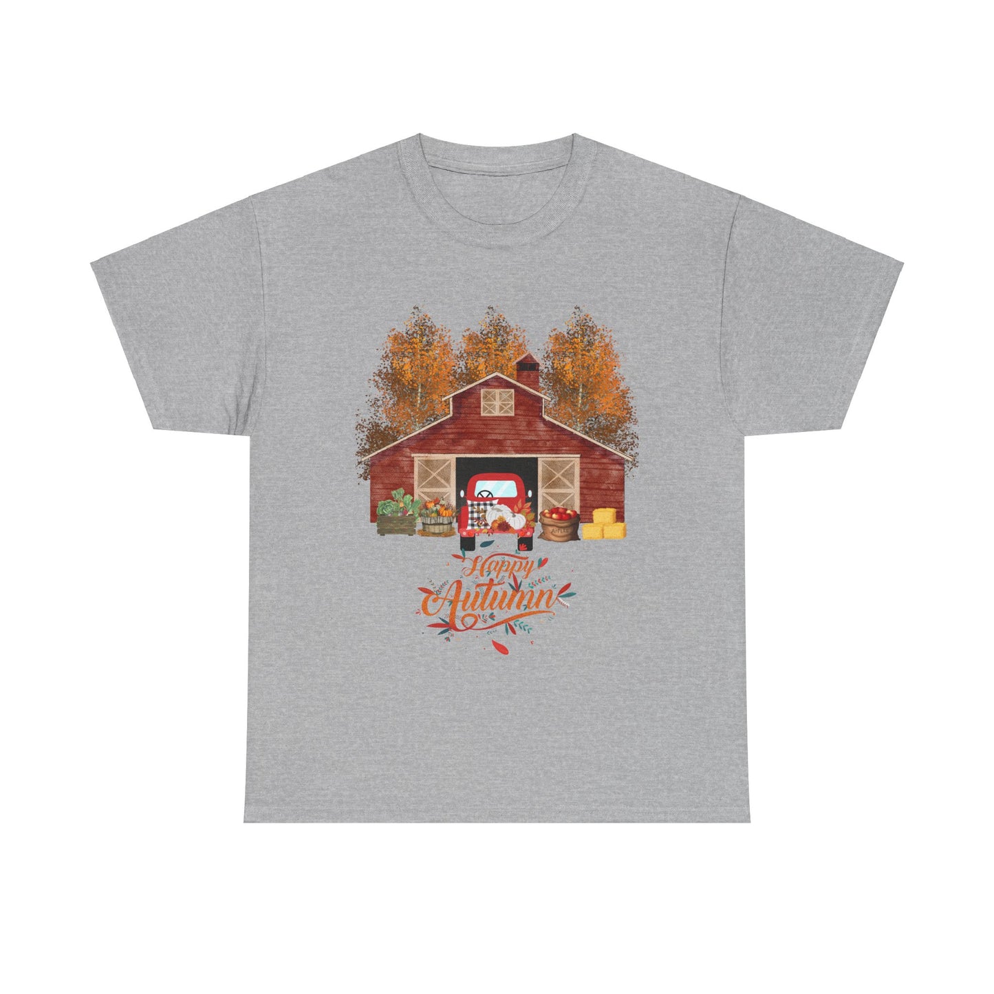Happy Autumn Unisex Heavy Cotton Tee