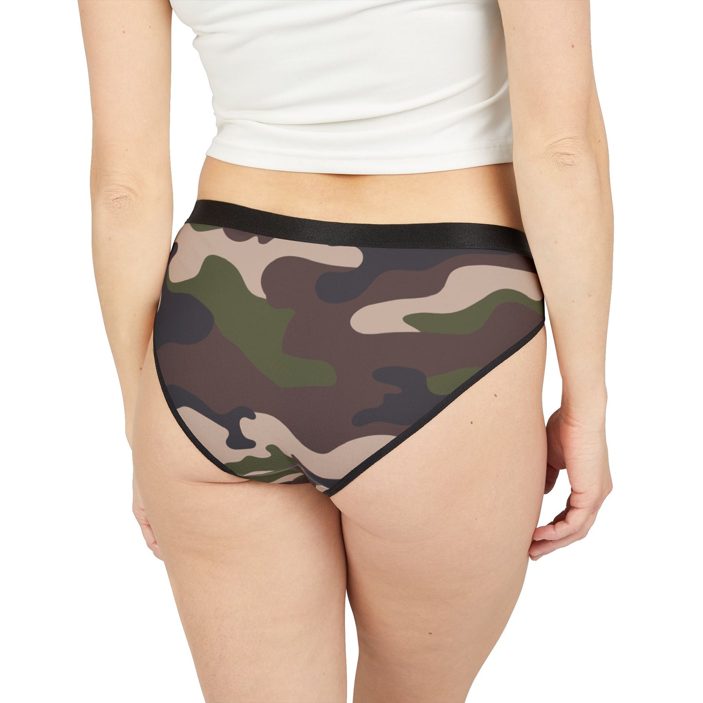 Green Camo Women's Underwear (AOP)