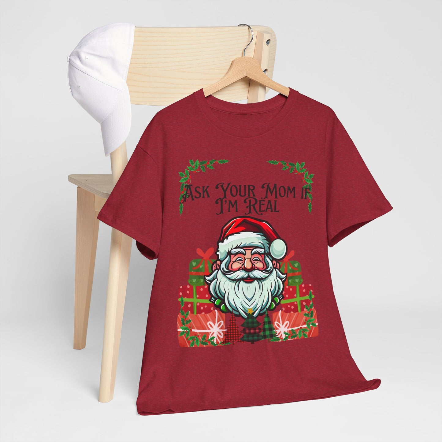 Ask your Mom Unisex Heavy Cotton Tee