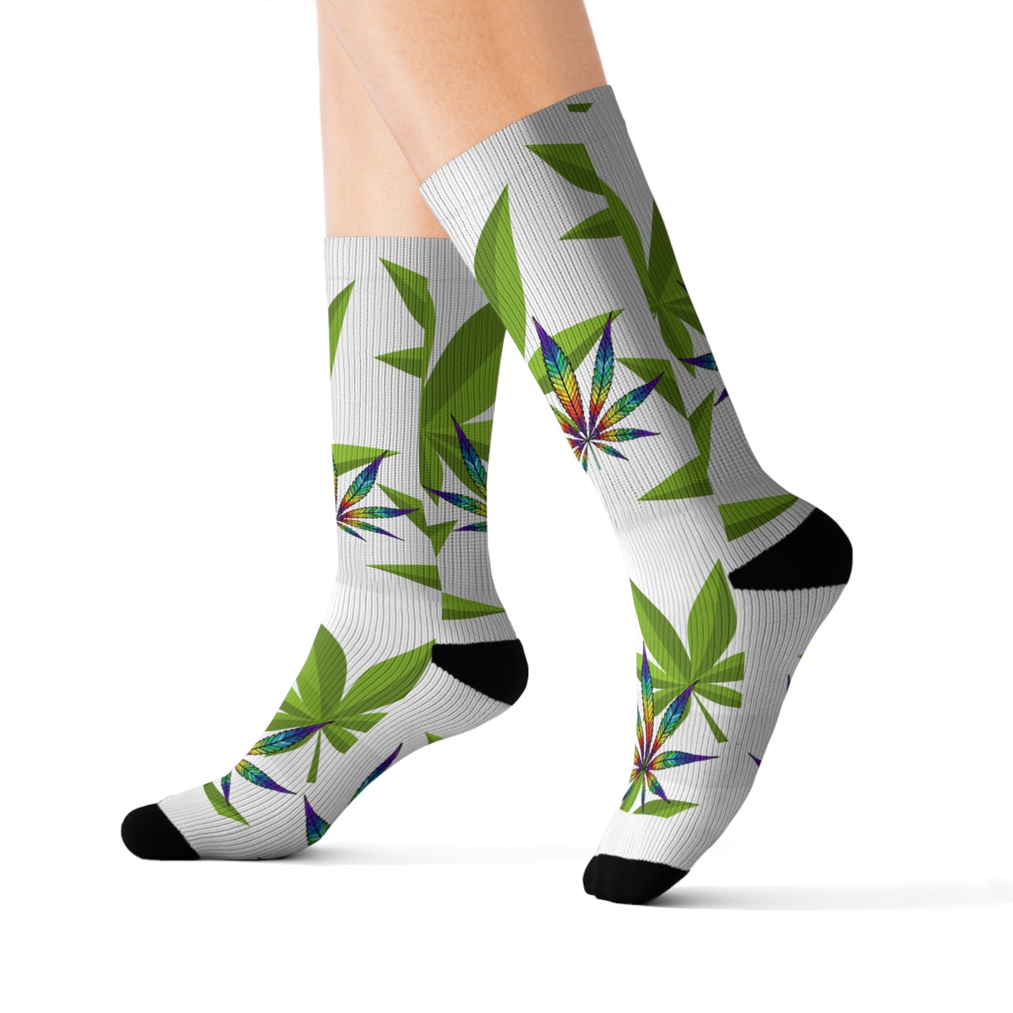 Weed Sublimation Socks