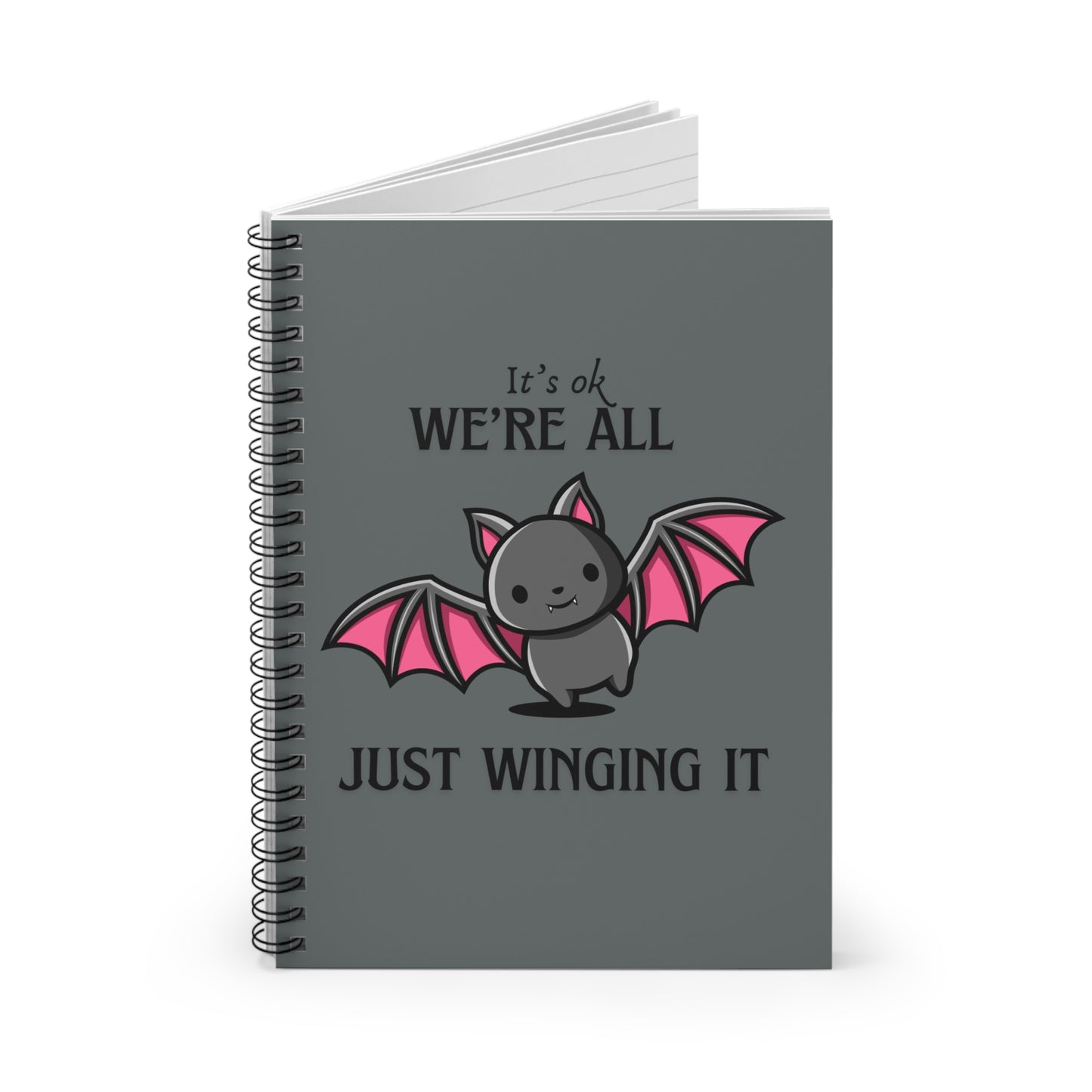 It's Ok Spiral Notebook - Ruled Line