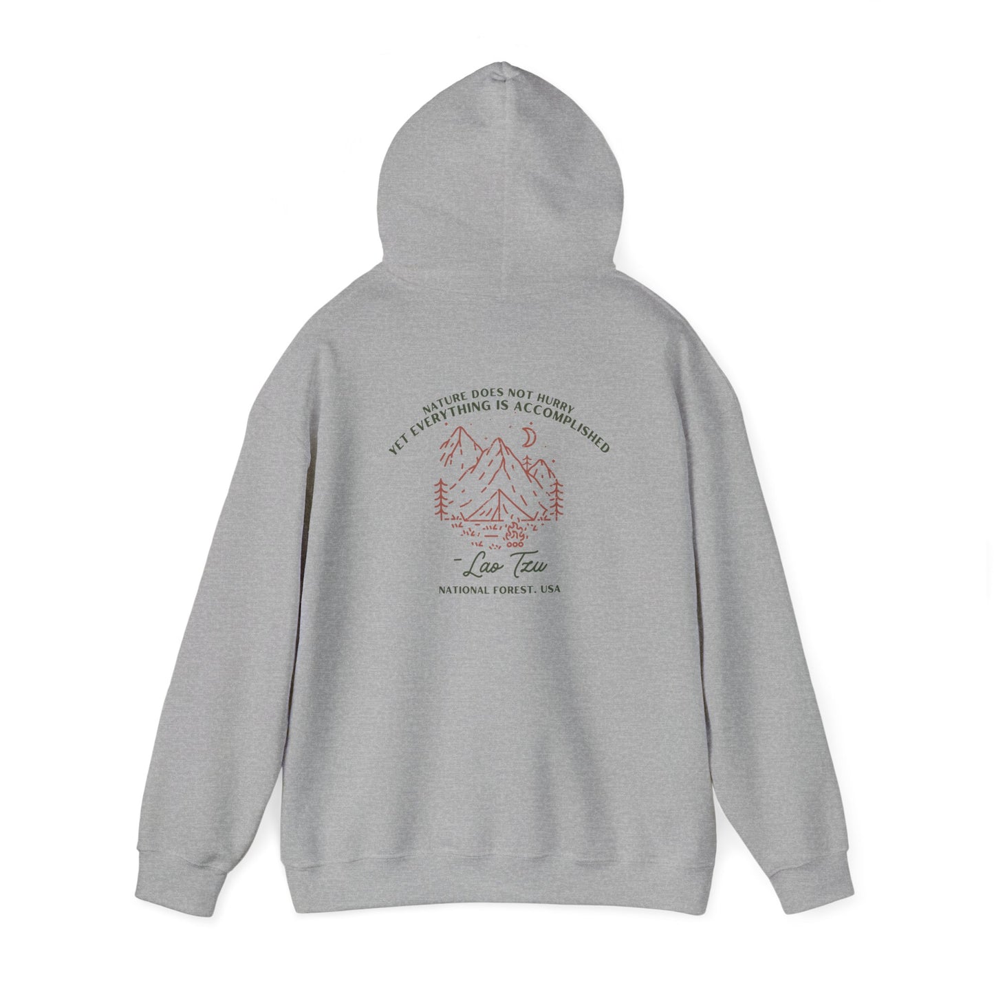 Nature does not hurry Unisex Heavy Blend™ Hooded Sweatshirt