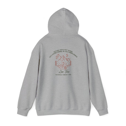 Nature does not hurry Unisex Heavy Blend™ Hooded Sweatshirt