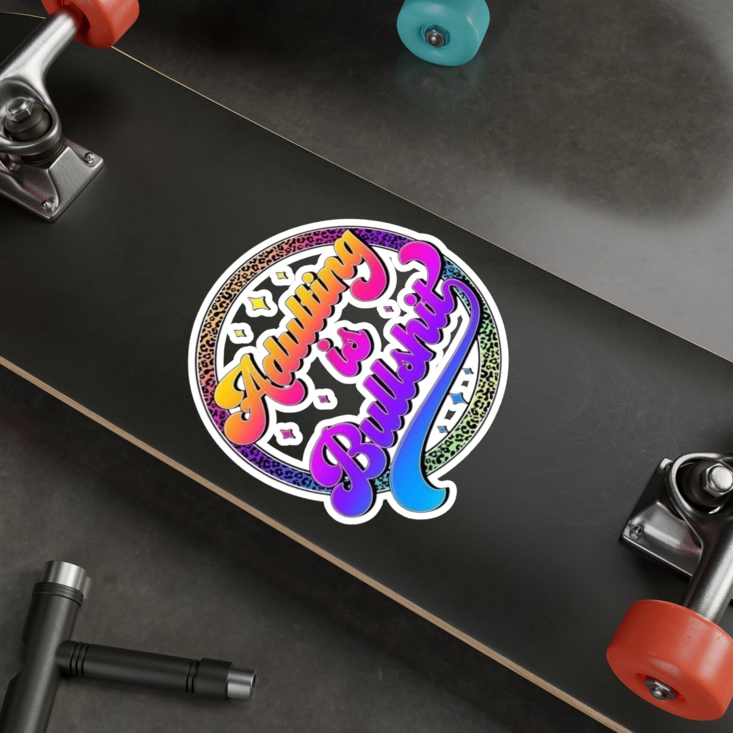 Adulting is Bullshit' Vinyl Decal