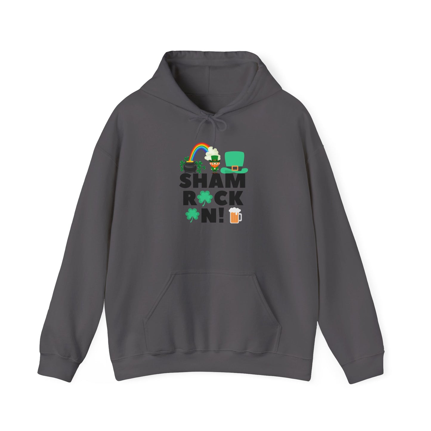 Shamrock On Unisex Heavy Blend™ Hooded Sweatshirt
