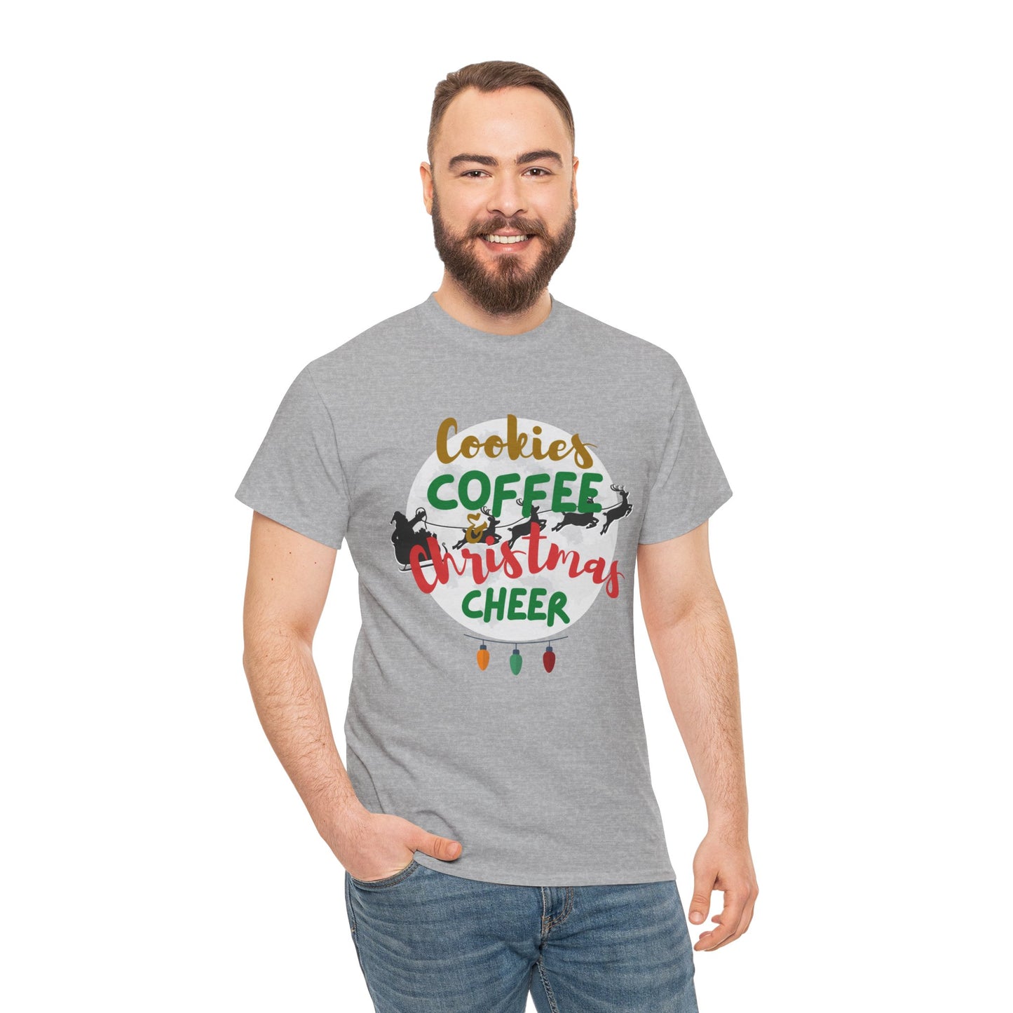 Christmas Cookies Unisex Heavy Cotton Tee