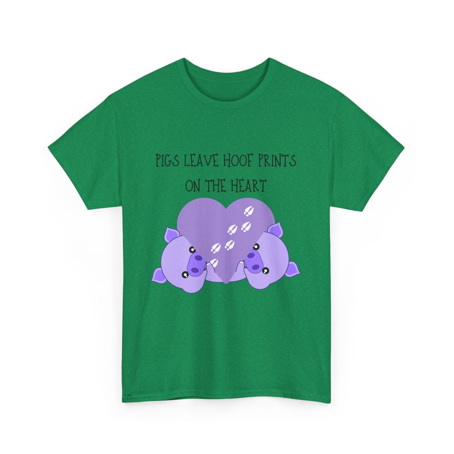 Pigs leave Unisex Heavy Cotton Tee
