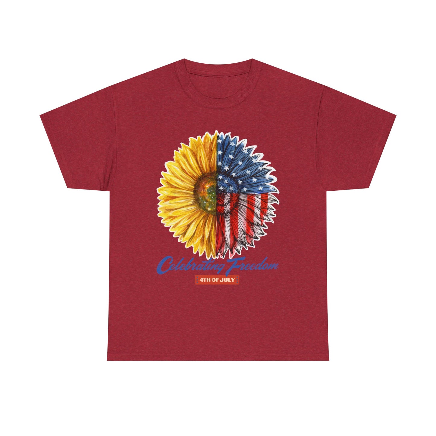 Sunflower American Flag
