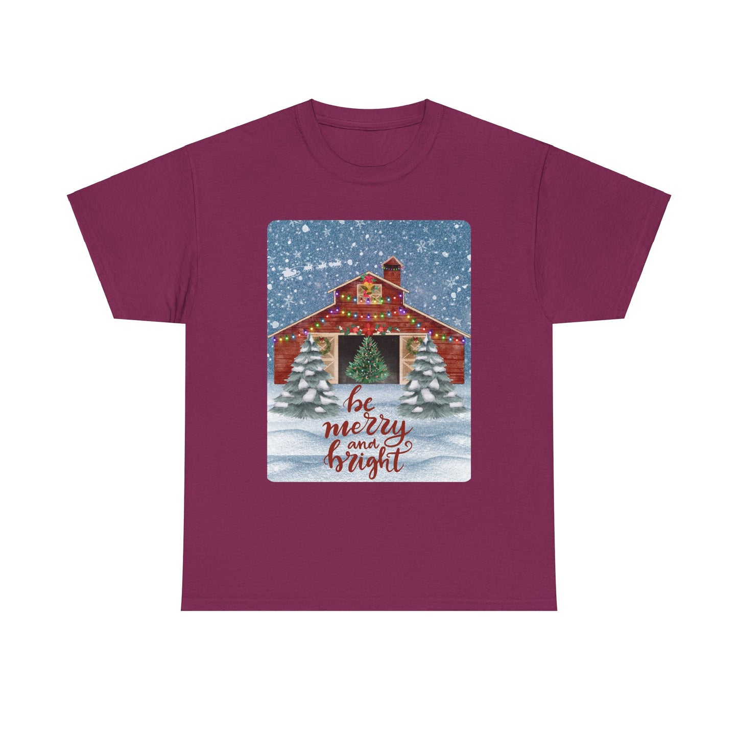 Be Merry Unisex Heavy Cotton Tee