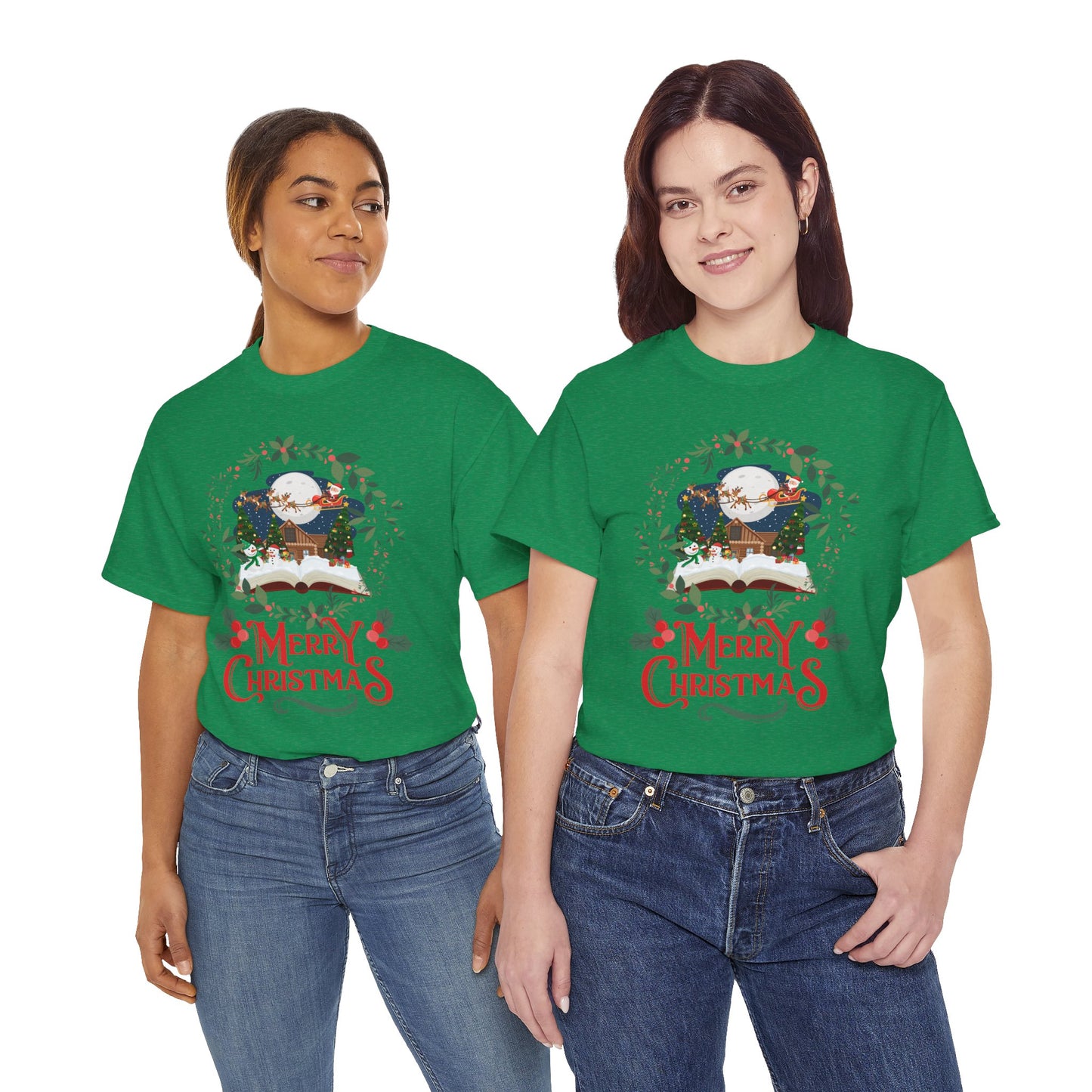 Merry Christmas Unisex Heavy Cotton Tee