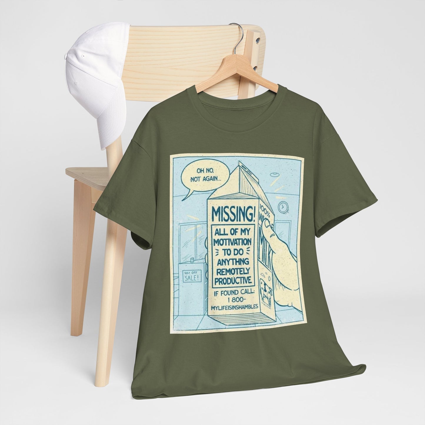 Missing Unisex Heavy Cotton Tee