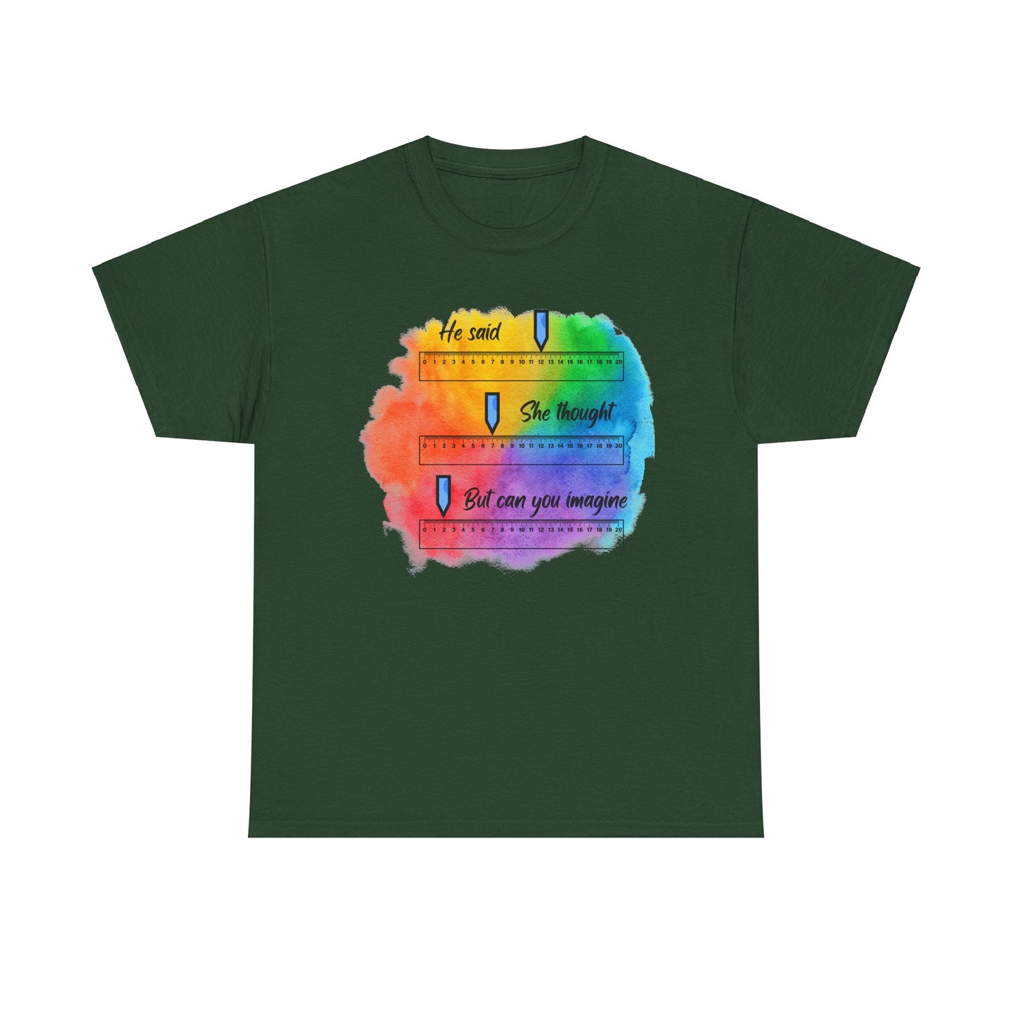 He Said Unisex Heavy Cotton Tee