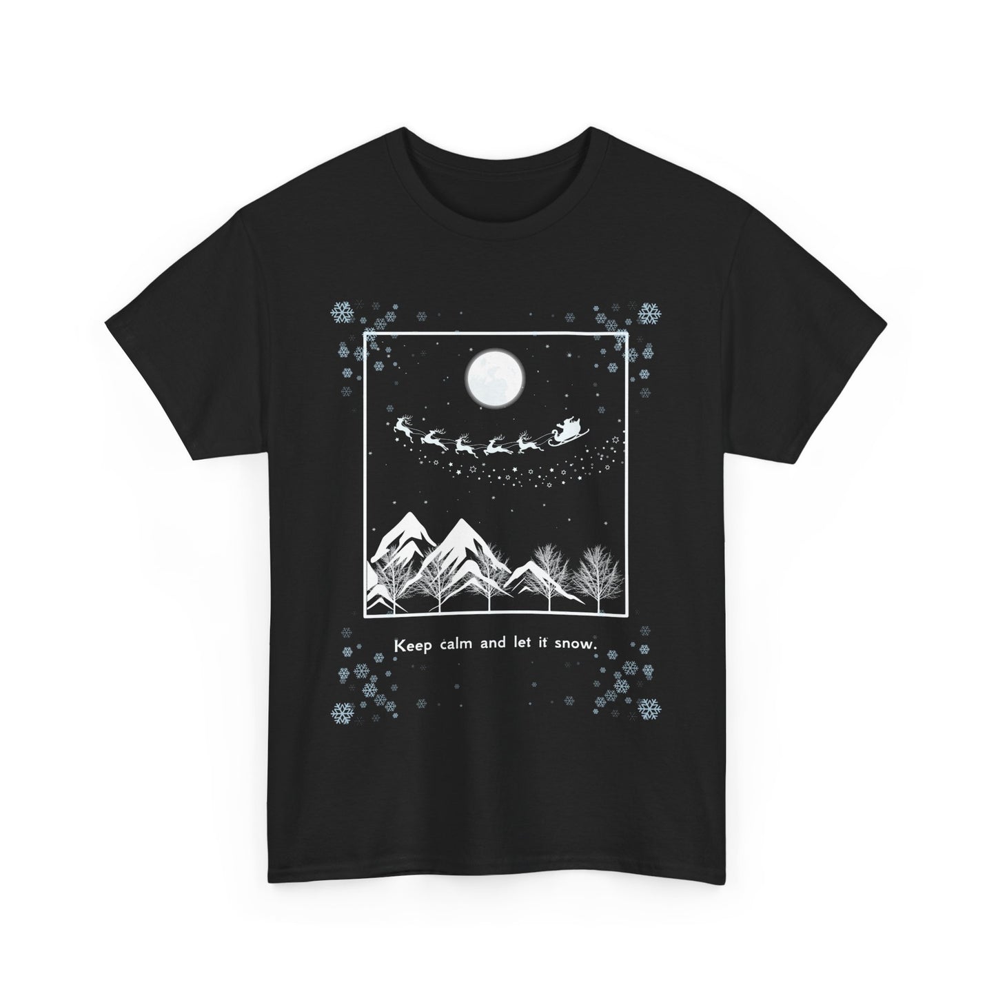 Let it Snow Unisex Heavy Cotton Tee
