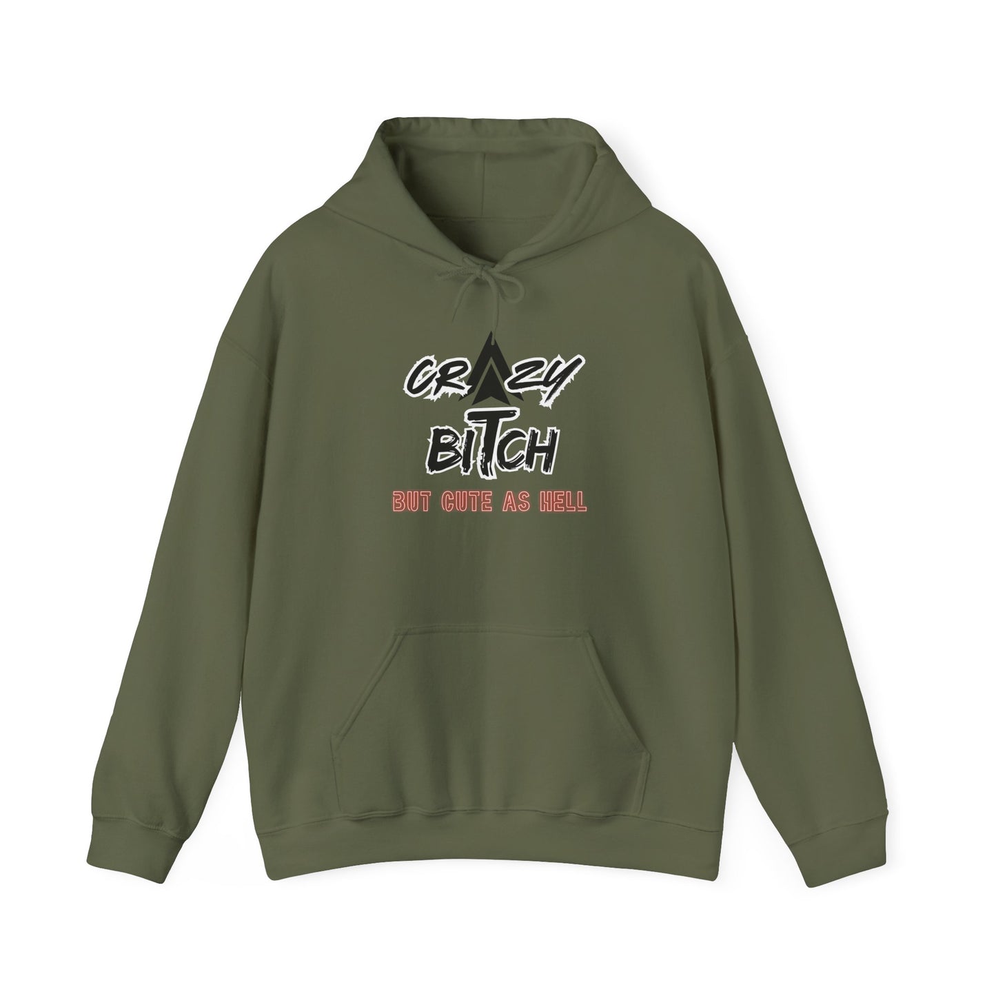 Crazy Bitch Unisex Heavy Blend™ Hooded Sweatshirt