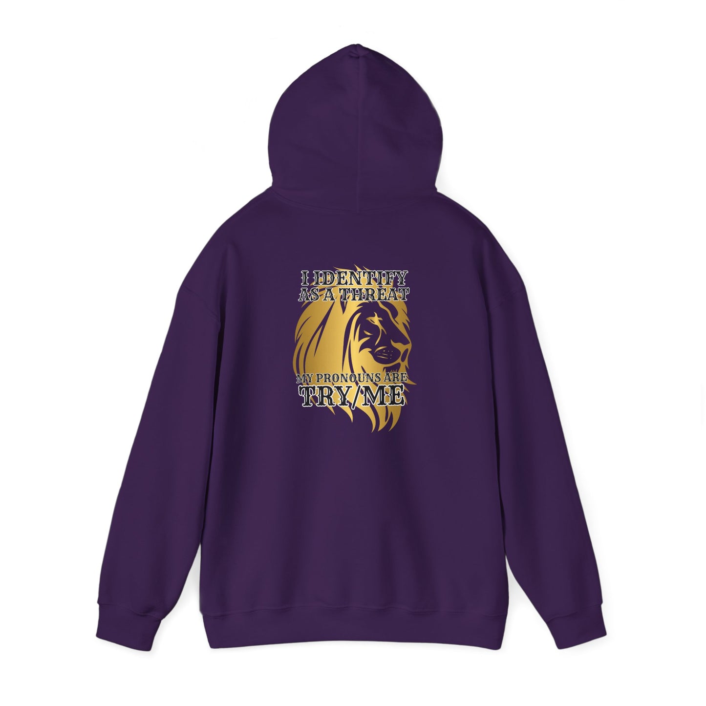Pronouns Unisex Heavy Blend™ Hooded Sweatshirt