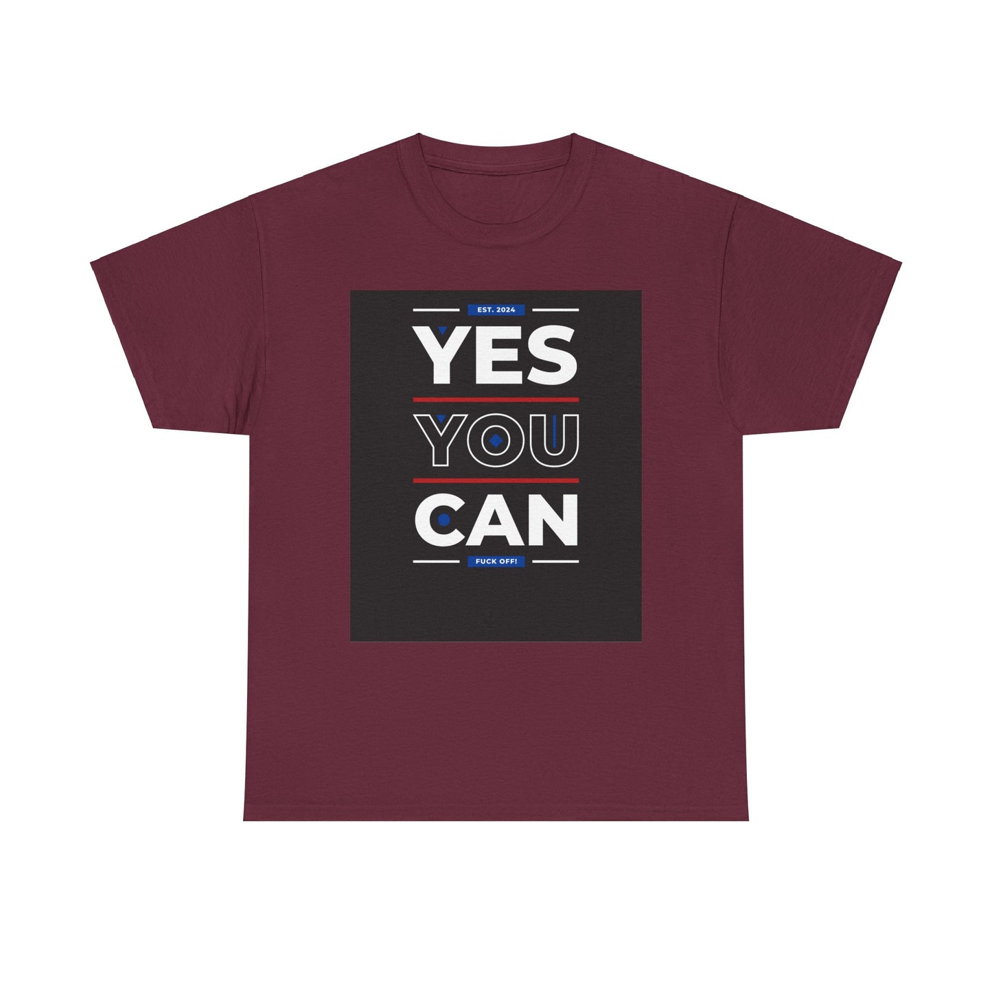 Yes You Can Unisex Heavy Cotton Tee