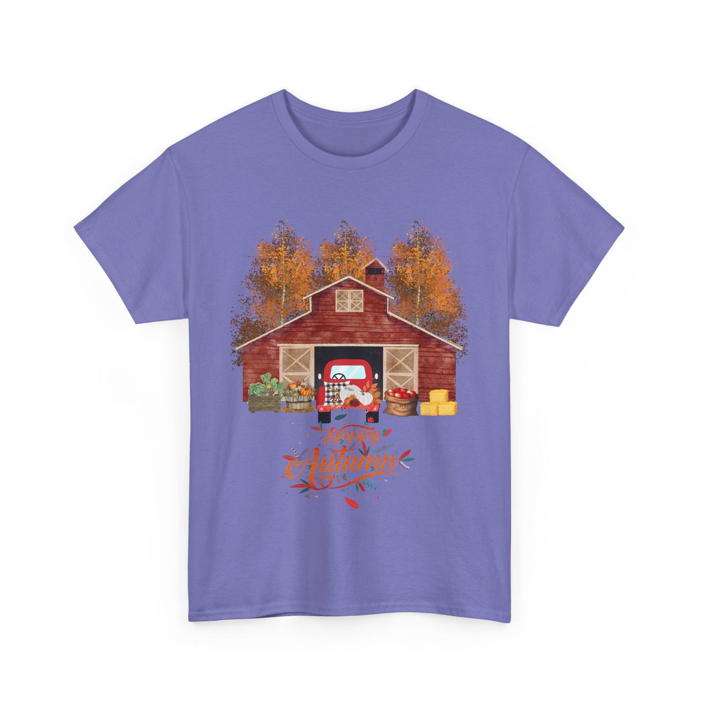 Happy Autumn Unisex Heavy Cotton Tee